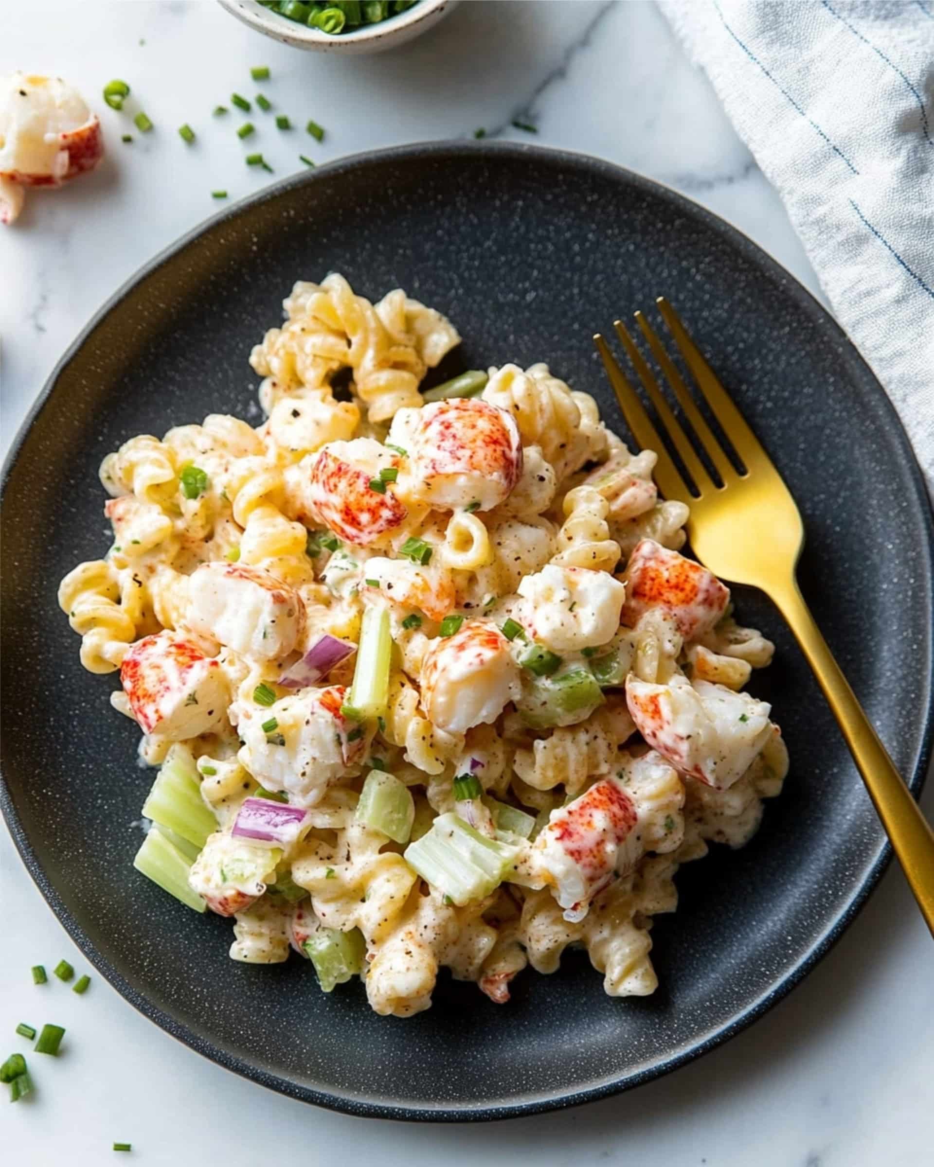 Lobster Roll Pasta Salad Recipe