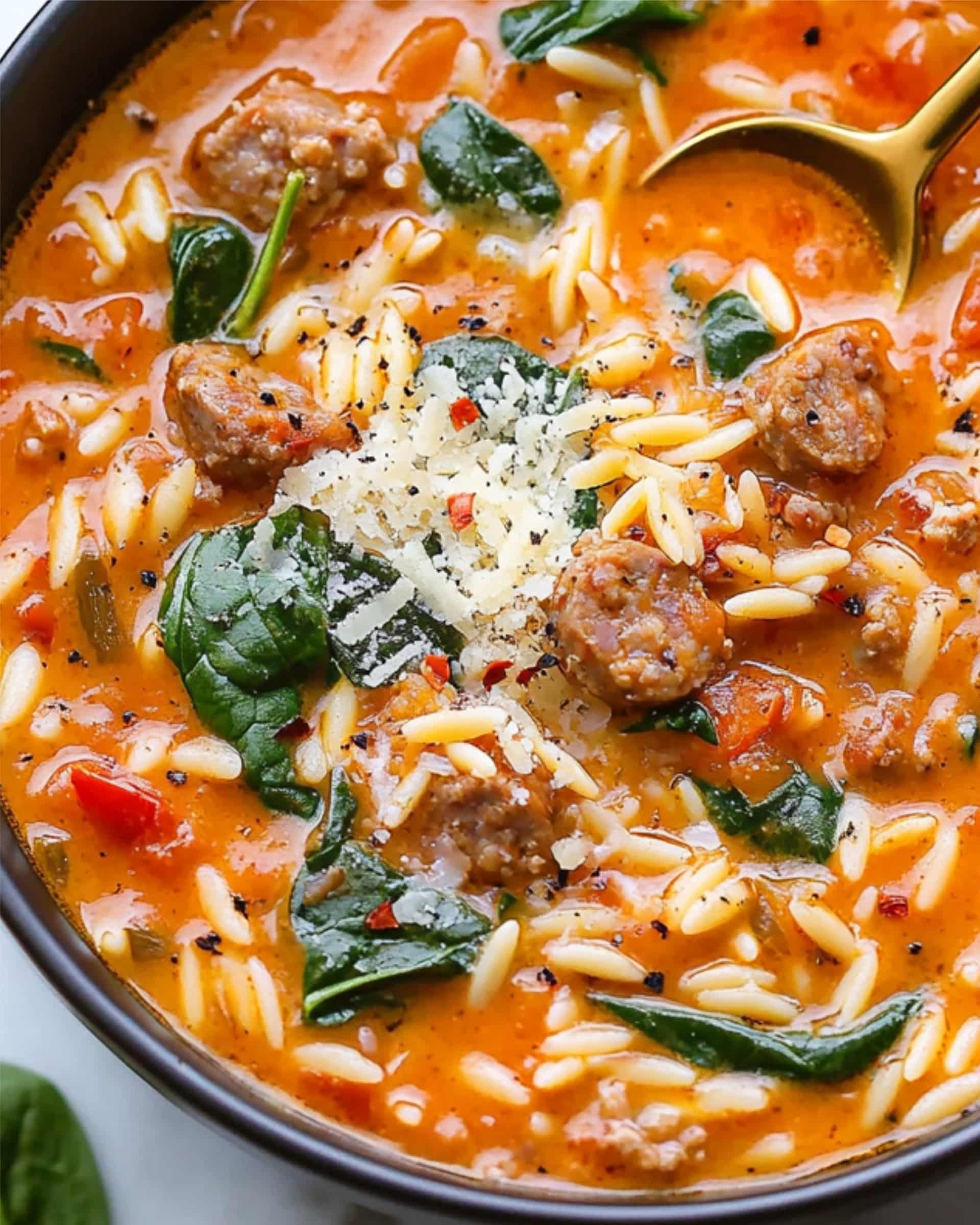 Marry Me Sausage Orzo Soup Recipe