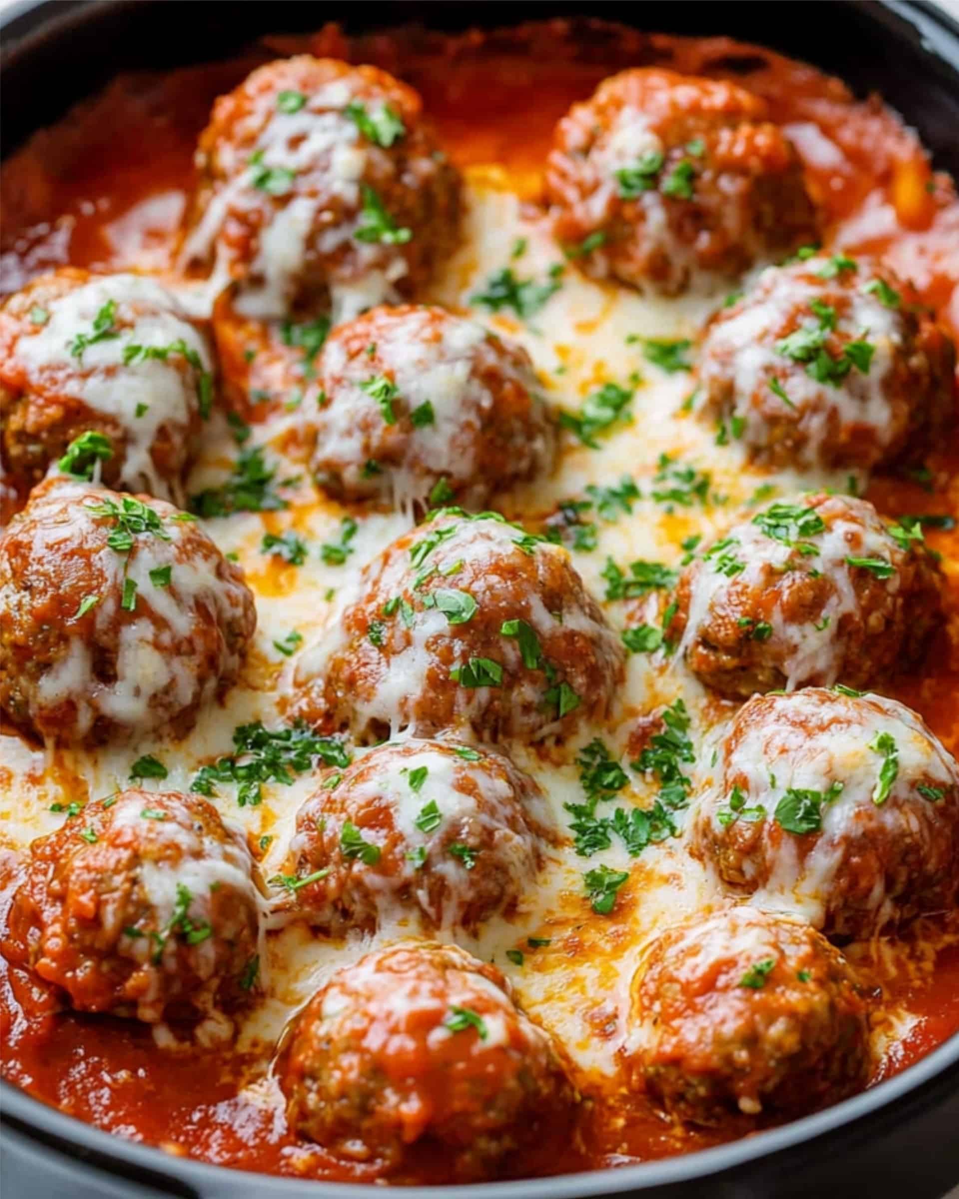 Meatballs Parmesan Casserole