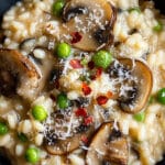 Mushroom and Pea Risotto Recipe