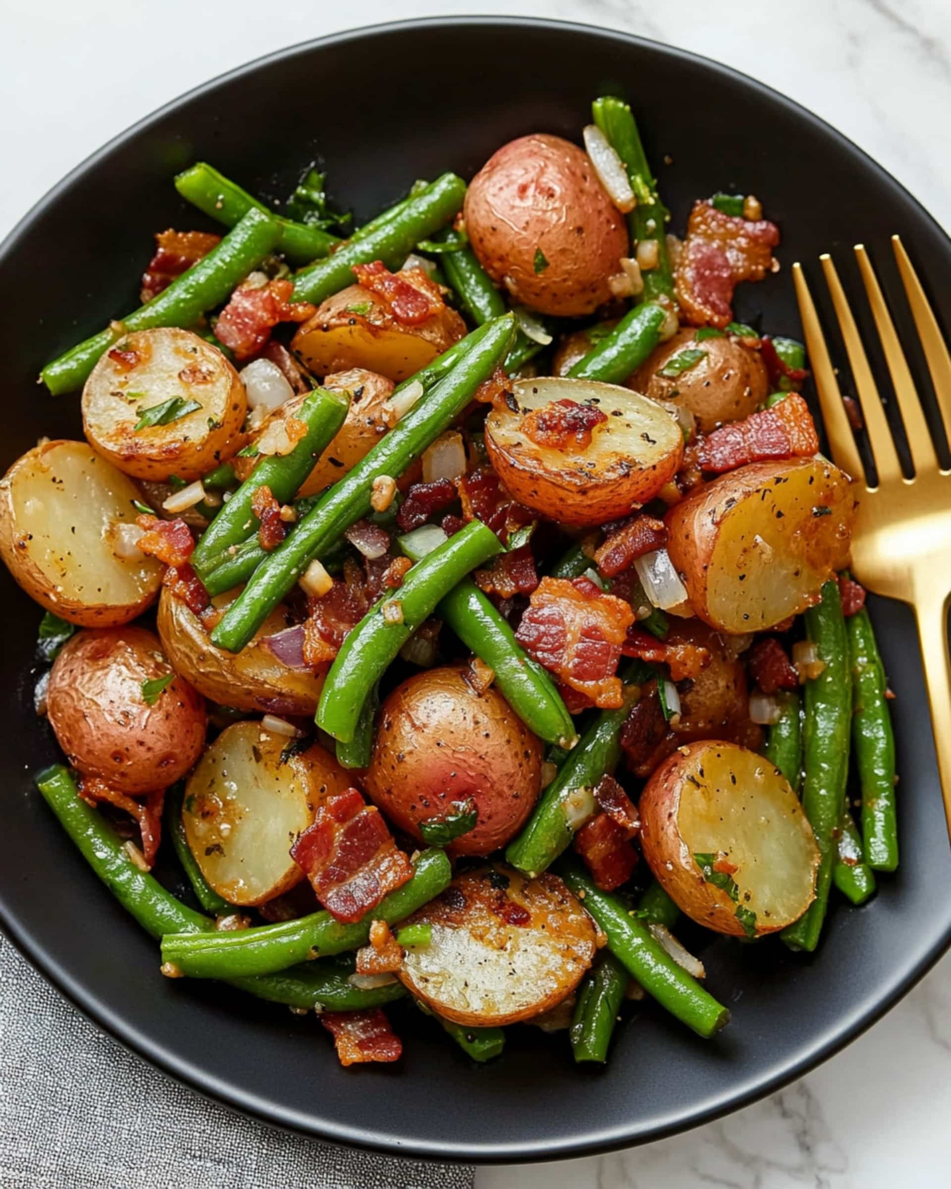 Potato and Green Bean Skillet Recipe