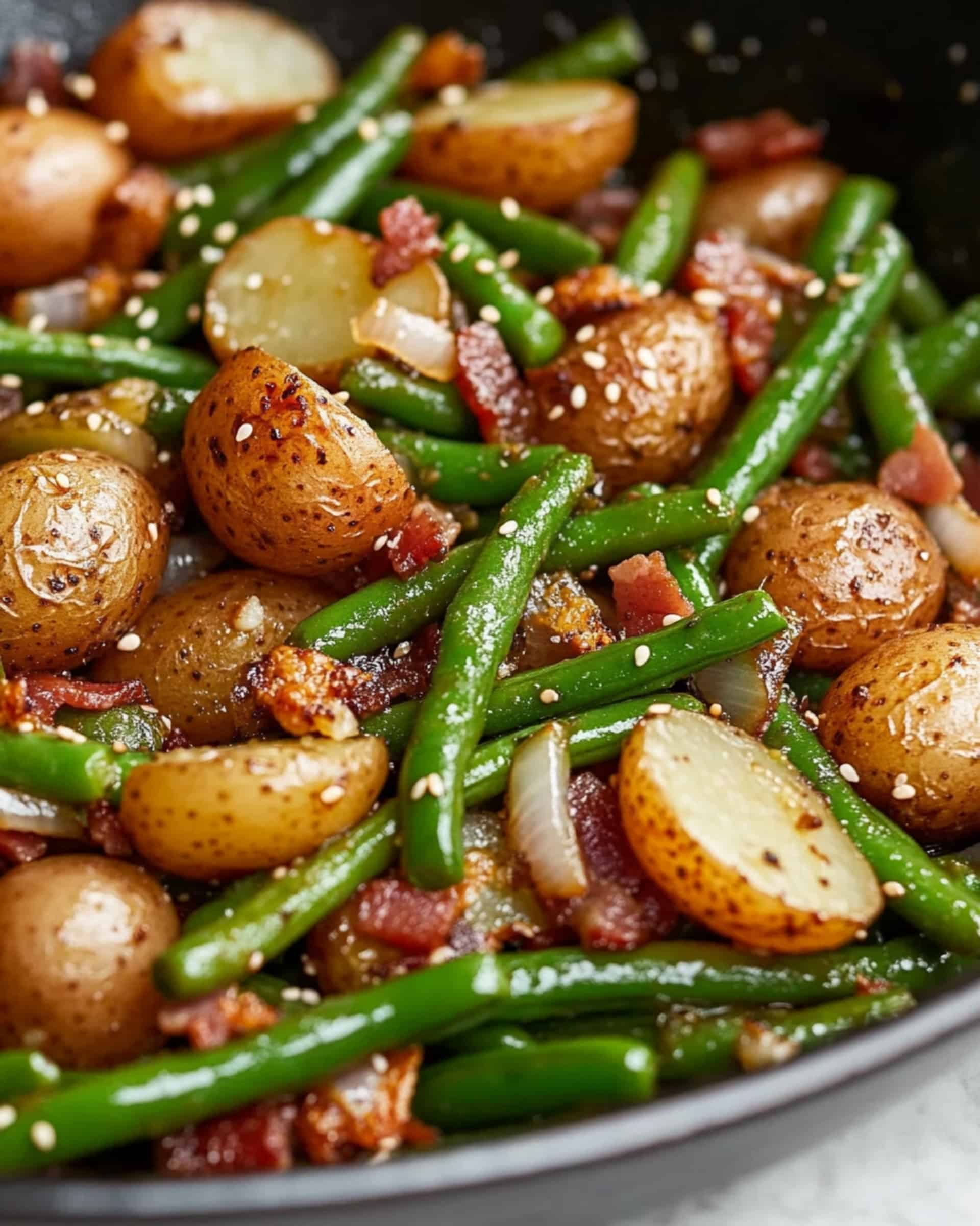 Potato and Green Bean Skillet Recipe