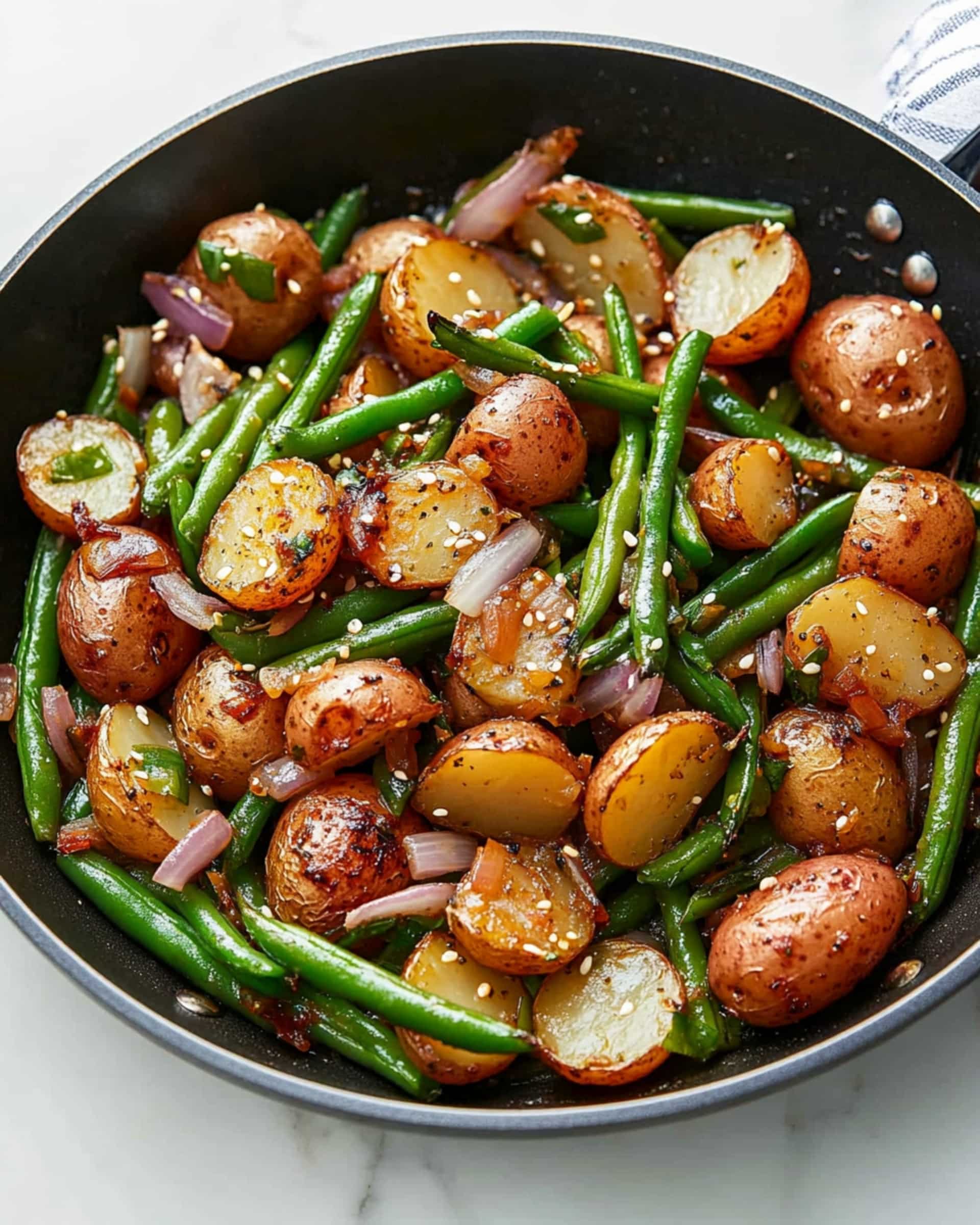 Potato and Green Bean Skillet Recipe