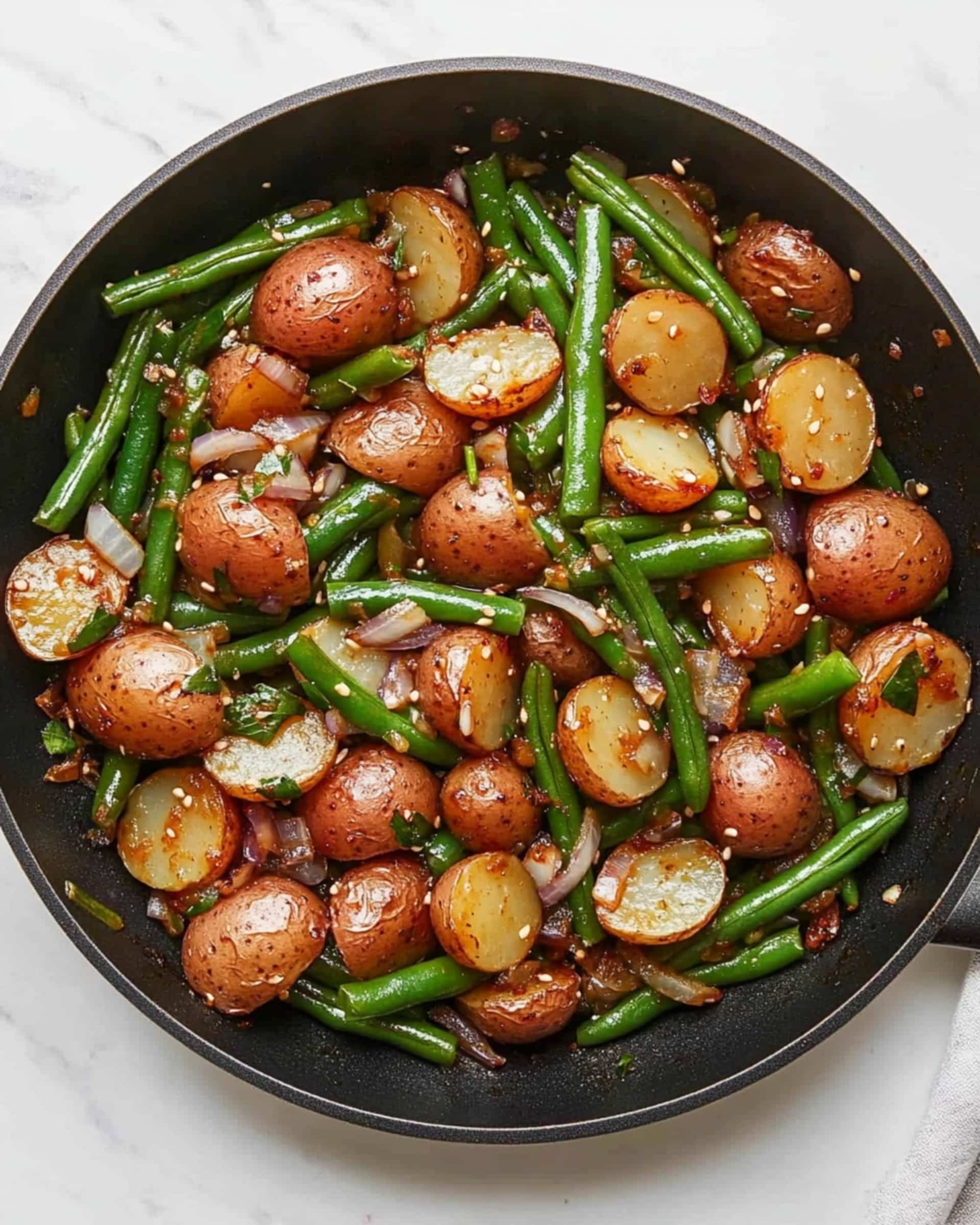 Potato and Green Bean Skillet Recipe