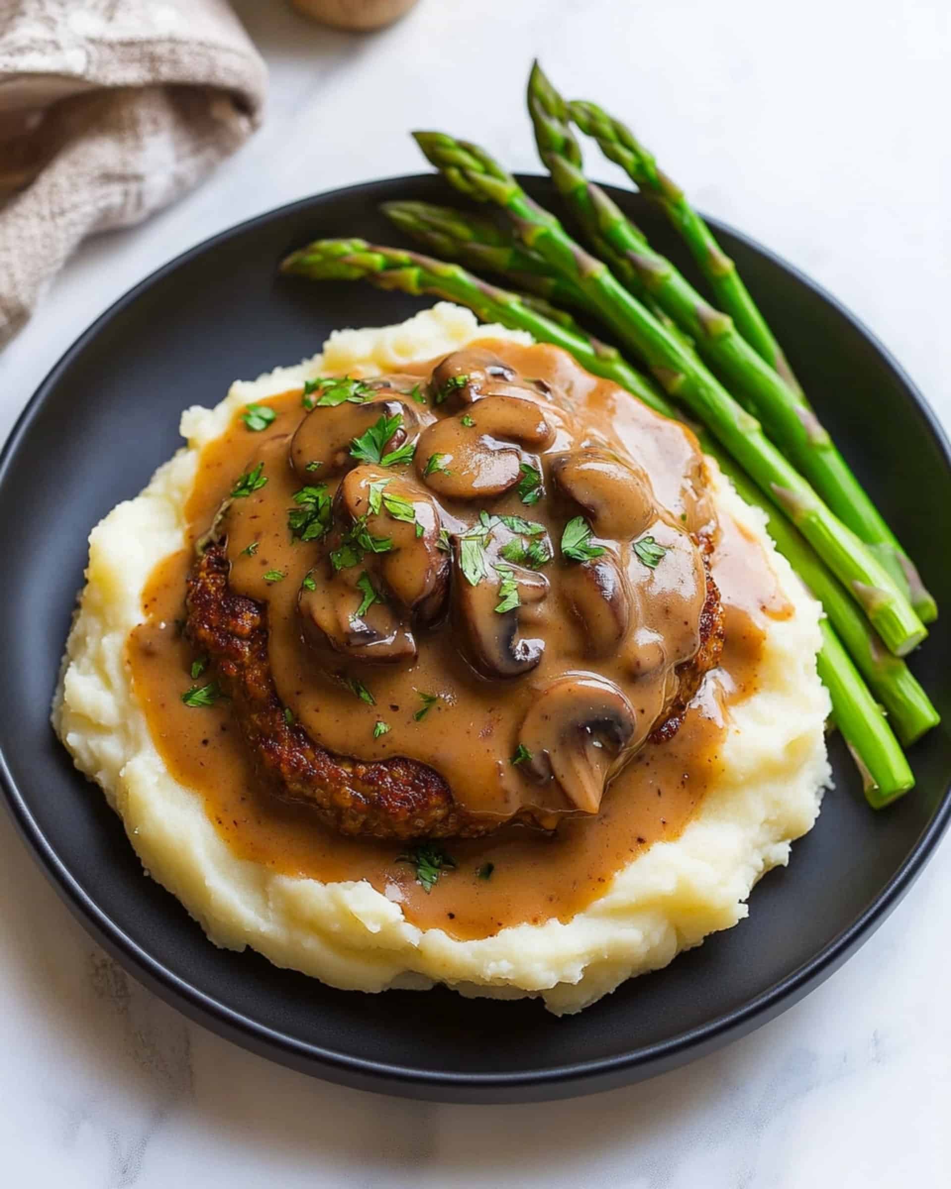 Salisbury Steak with Mushroom Gravy Recipe