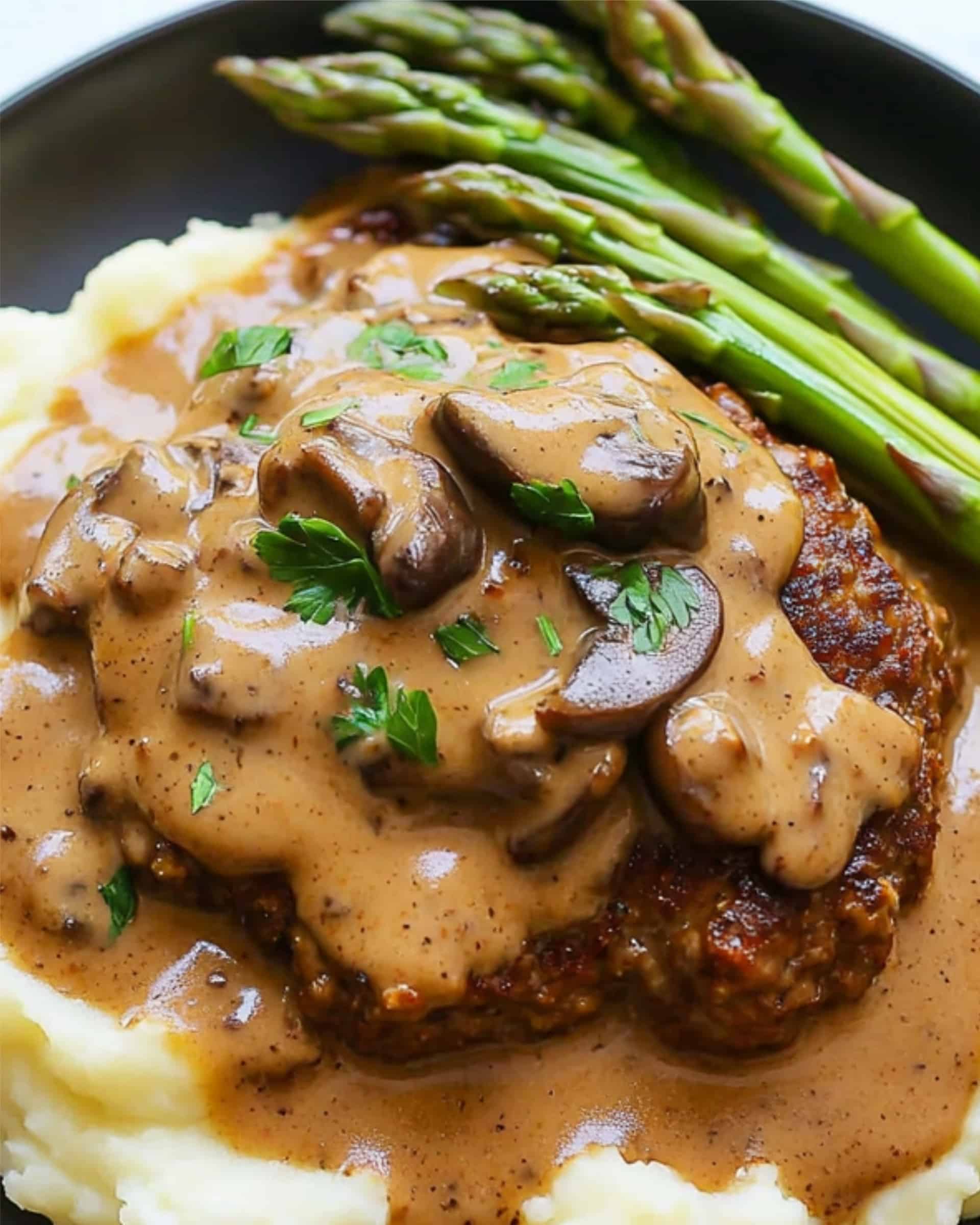 Salisbury Steak with Mushroom Gravy Recipe