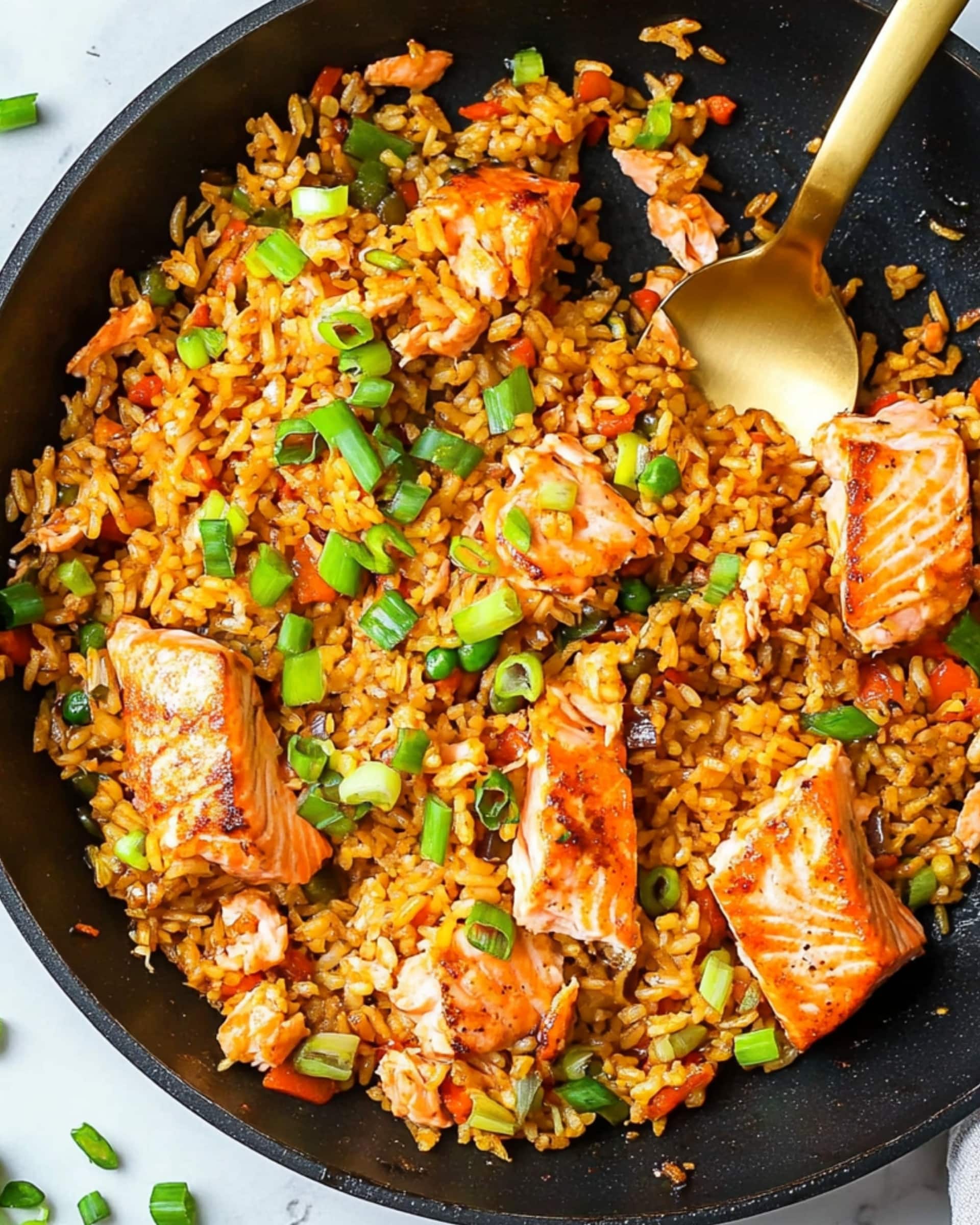 Salmon Fried Rice Recipe