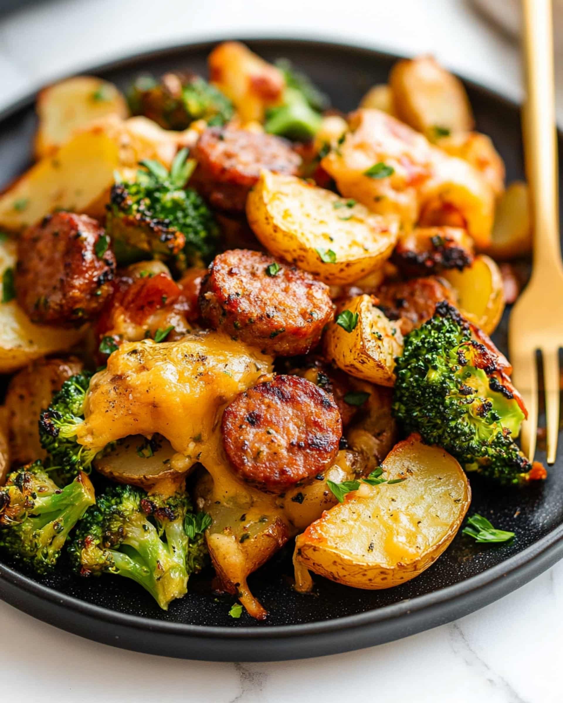 Sausage Potato Broccoli Skillet Recipe