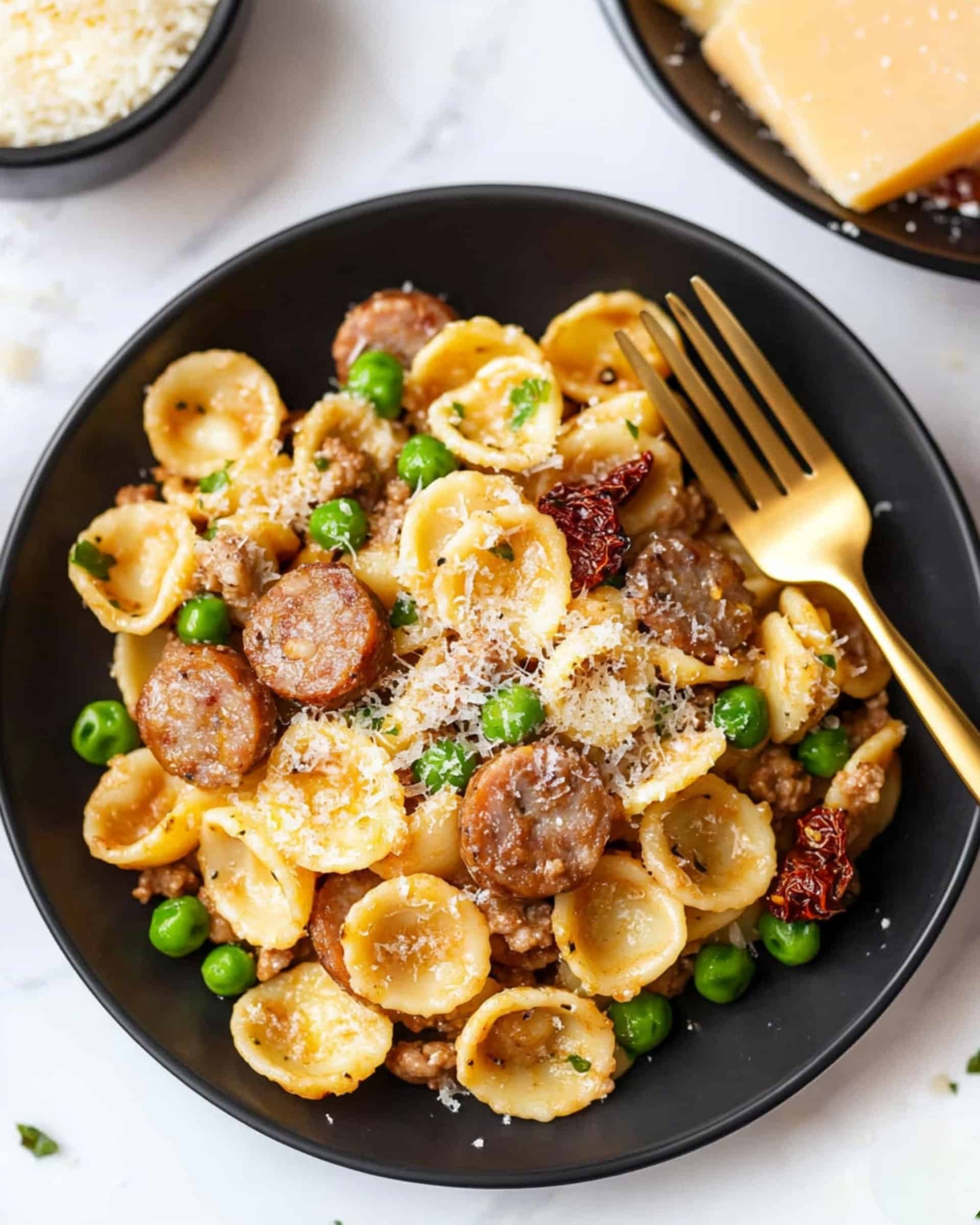 Sausage and Pea Pasta Recipe