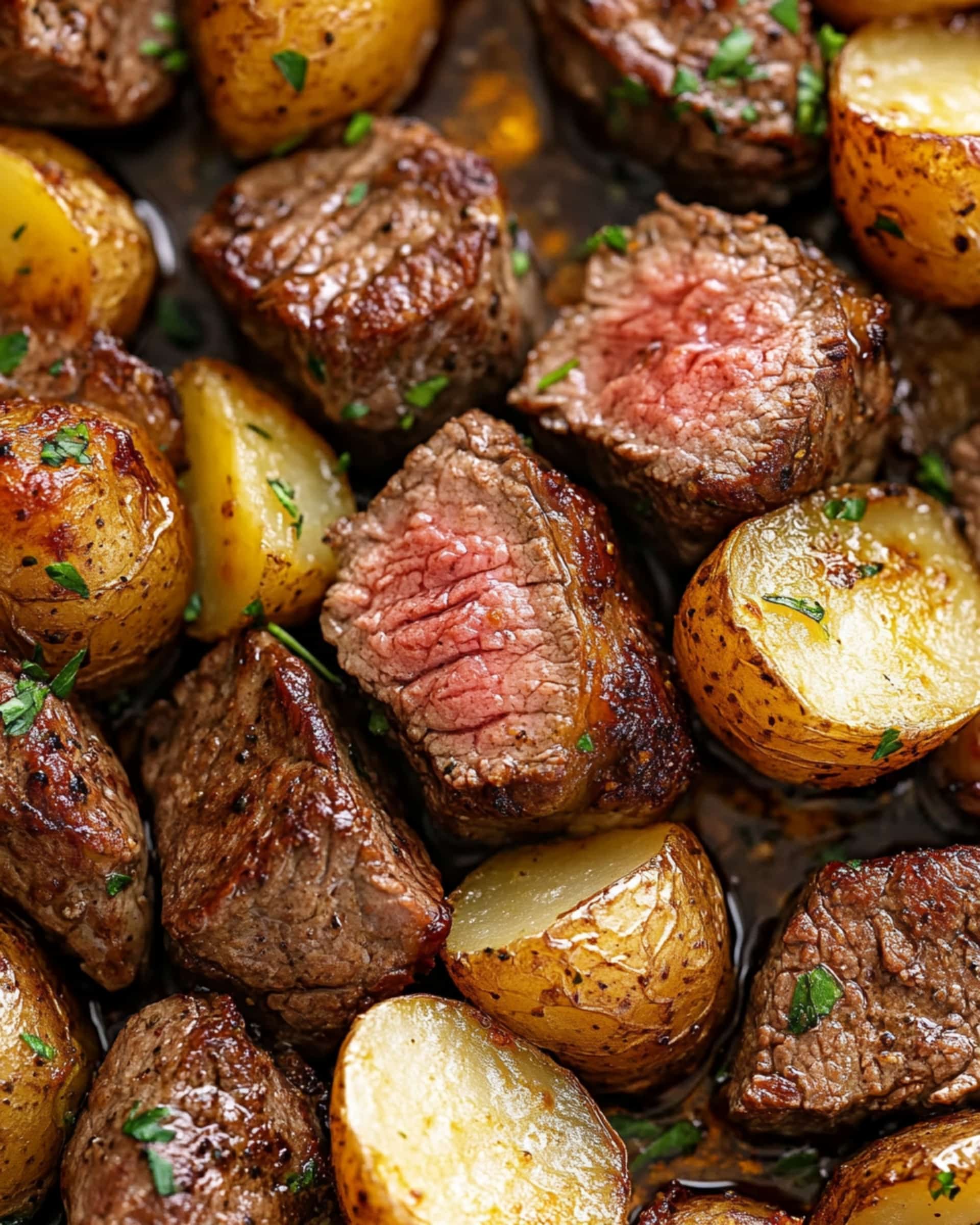 Steak Bites and Potatoes Recipe