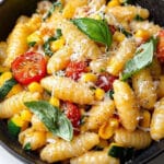 Summer Cavatelli with Corn, Tomatoes and Zucchini Recipe