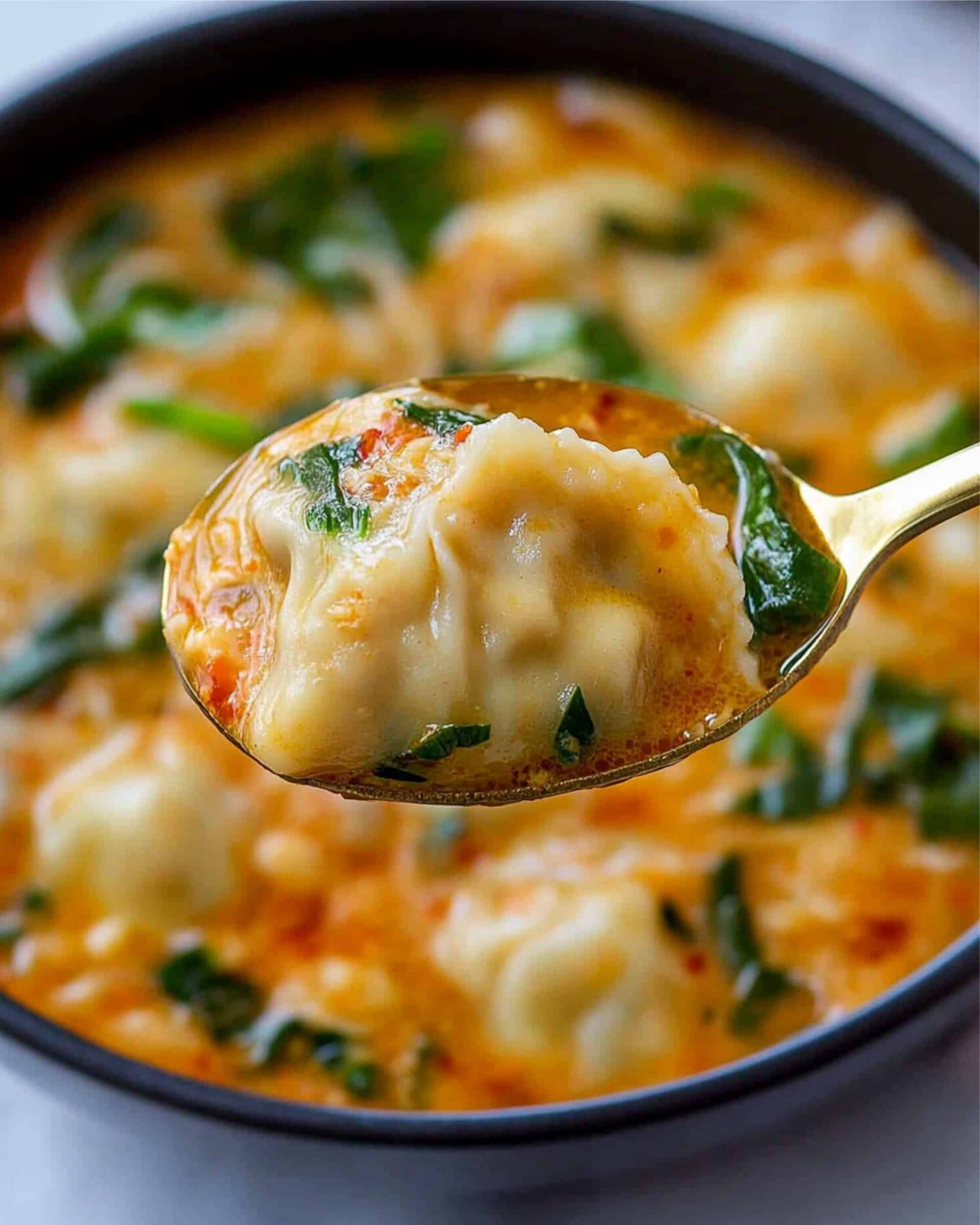 Thai Red Curry Dumpling Soup Recipe