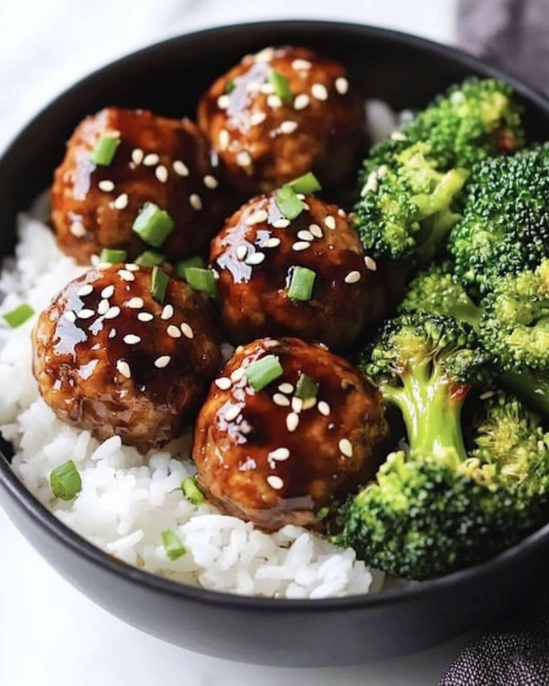 Asian Chicken Meatballs Recipe