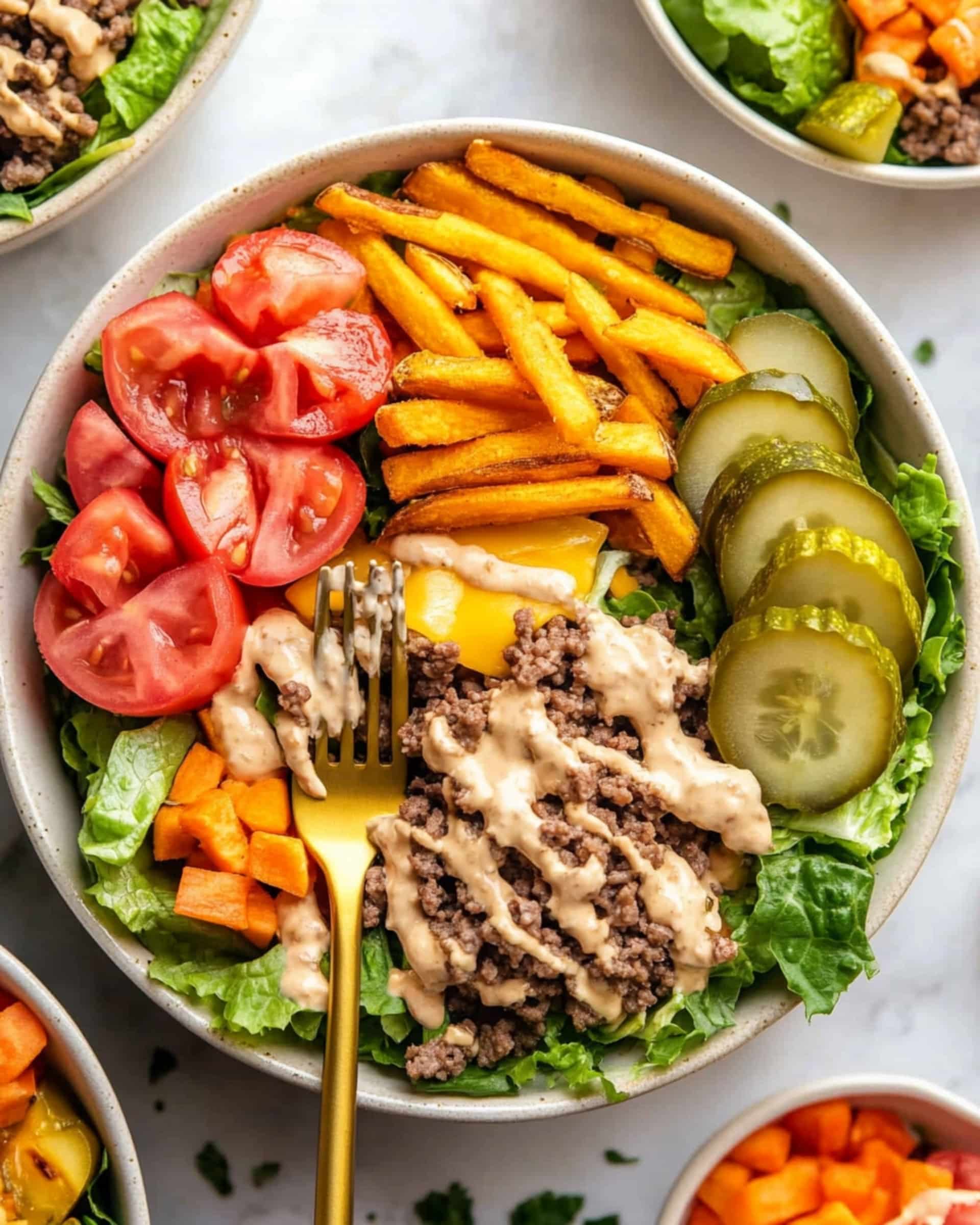 Beef Burger Bowl Recipe