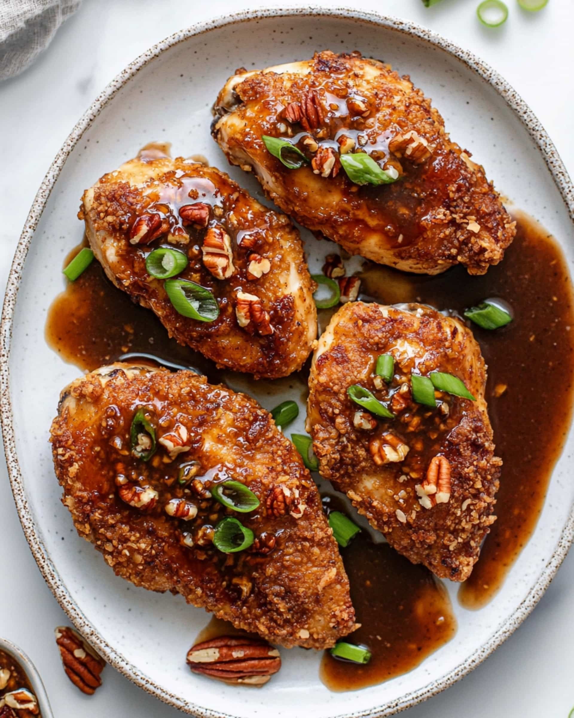 Bourbon-Pecan Chicken Recipe