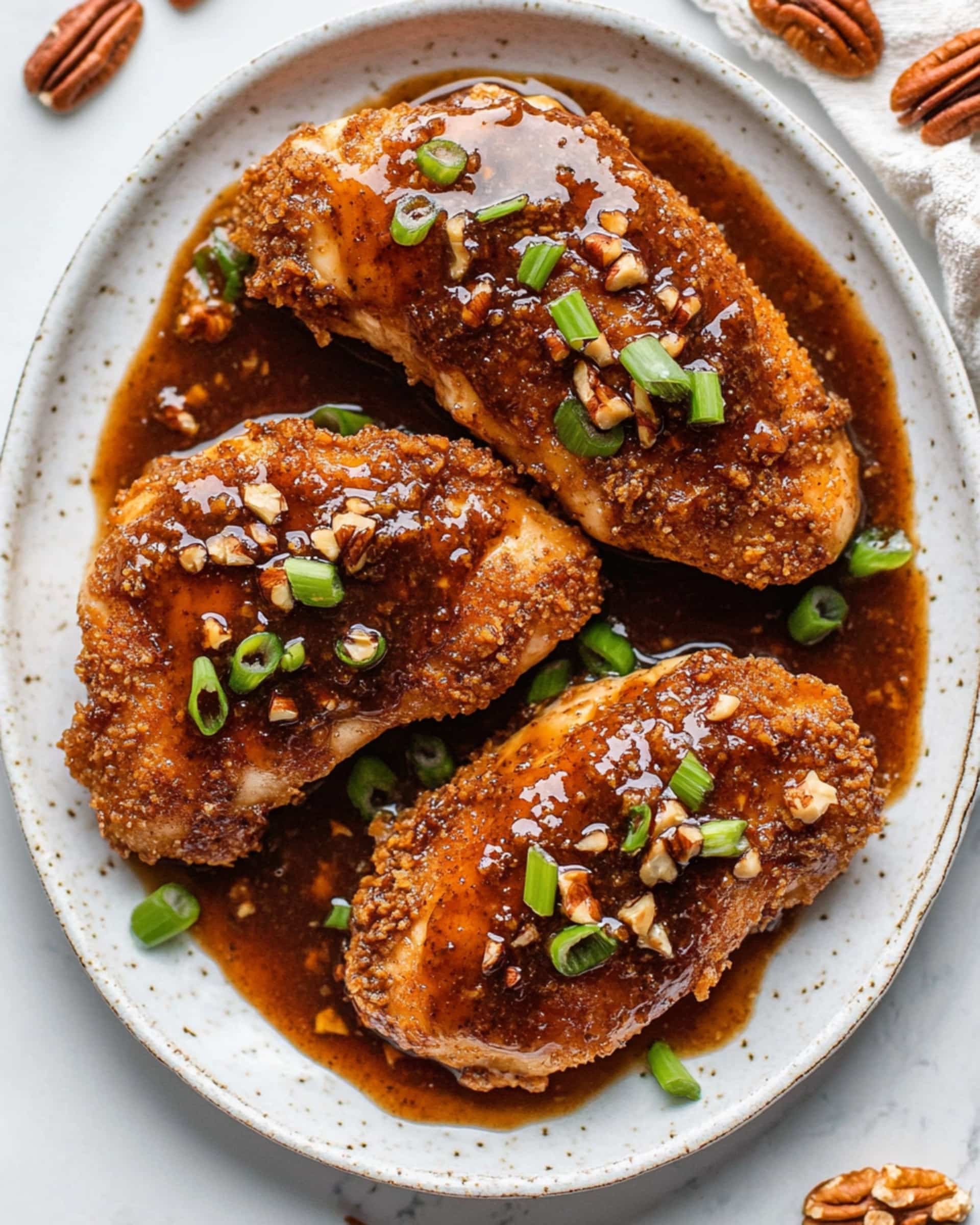 Bourbon-Pecan Chicken Recipe