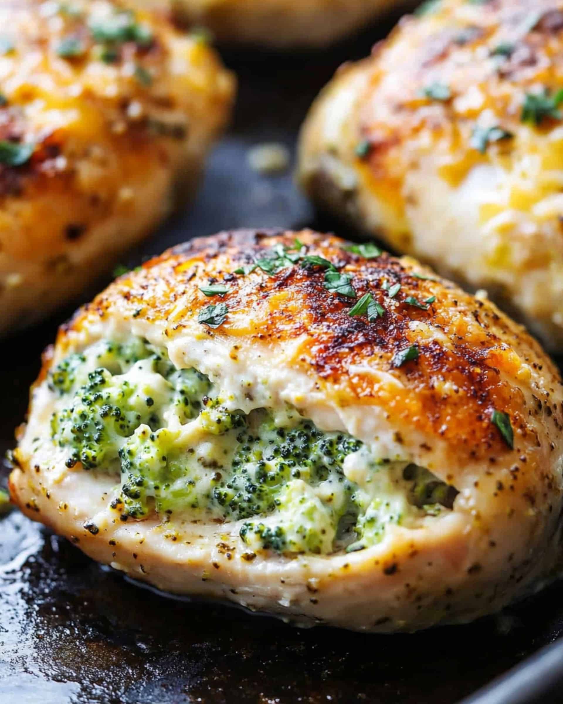 Broccoli and Cheese Stuffed Chicken Breast Recipe