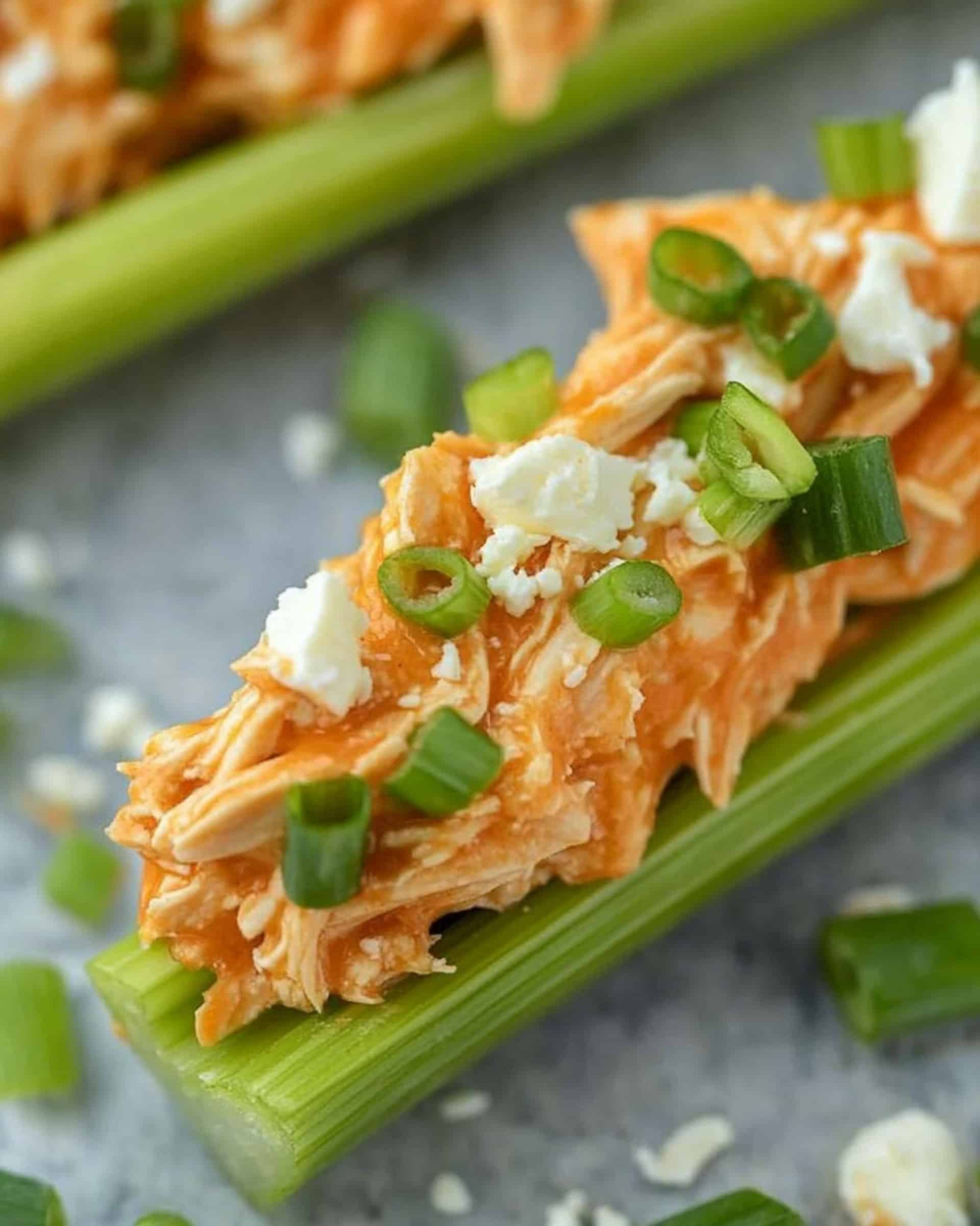 Buffalo Chicken Celery Sticks Recipe