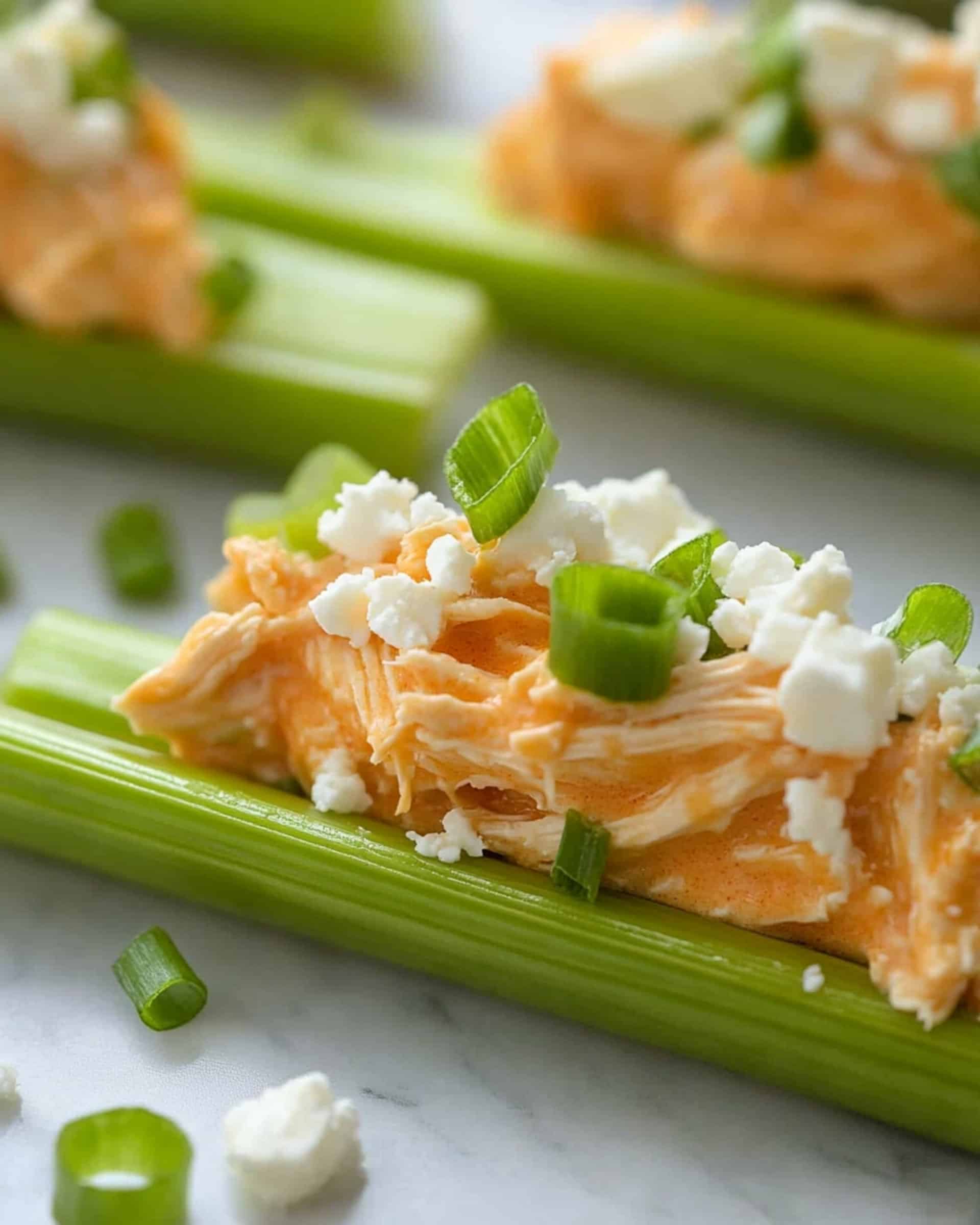 Buffalo Chicken Celery Sticks Recipe