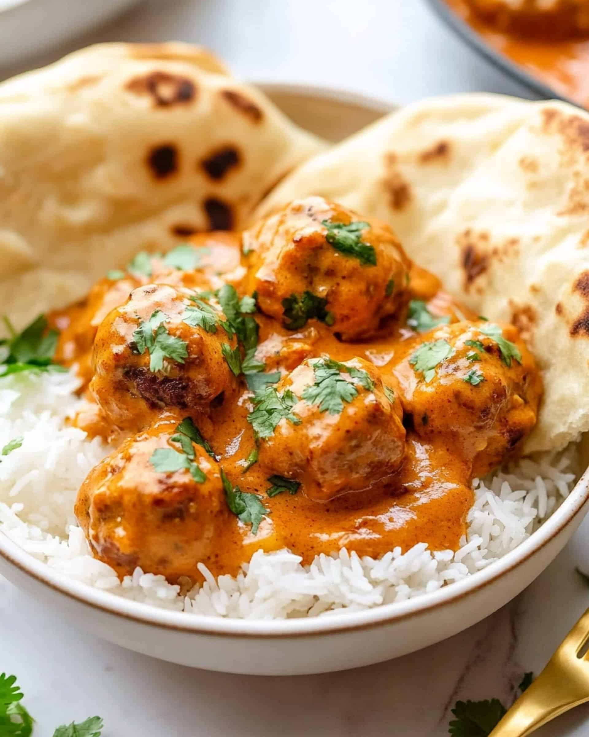 Butter Chicken Meatballs Recipe