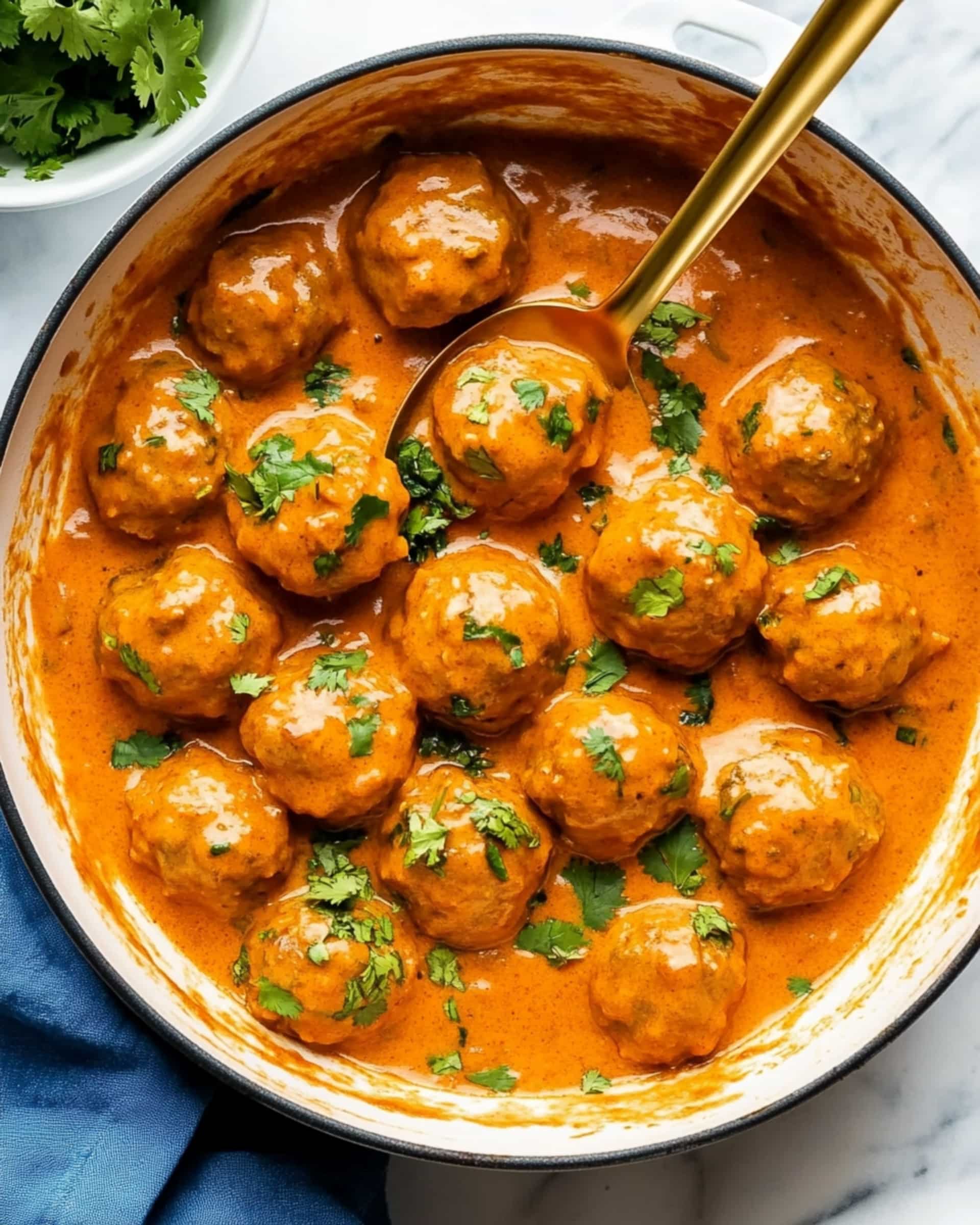 Butter Chicken Meatballs Recipe