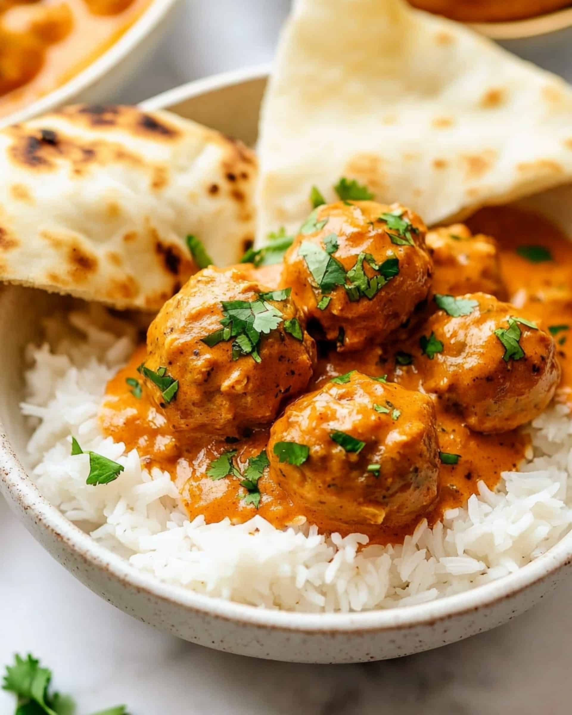 Butter Chicken Meatballs Recipe