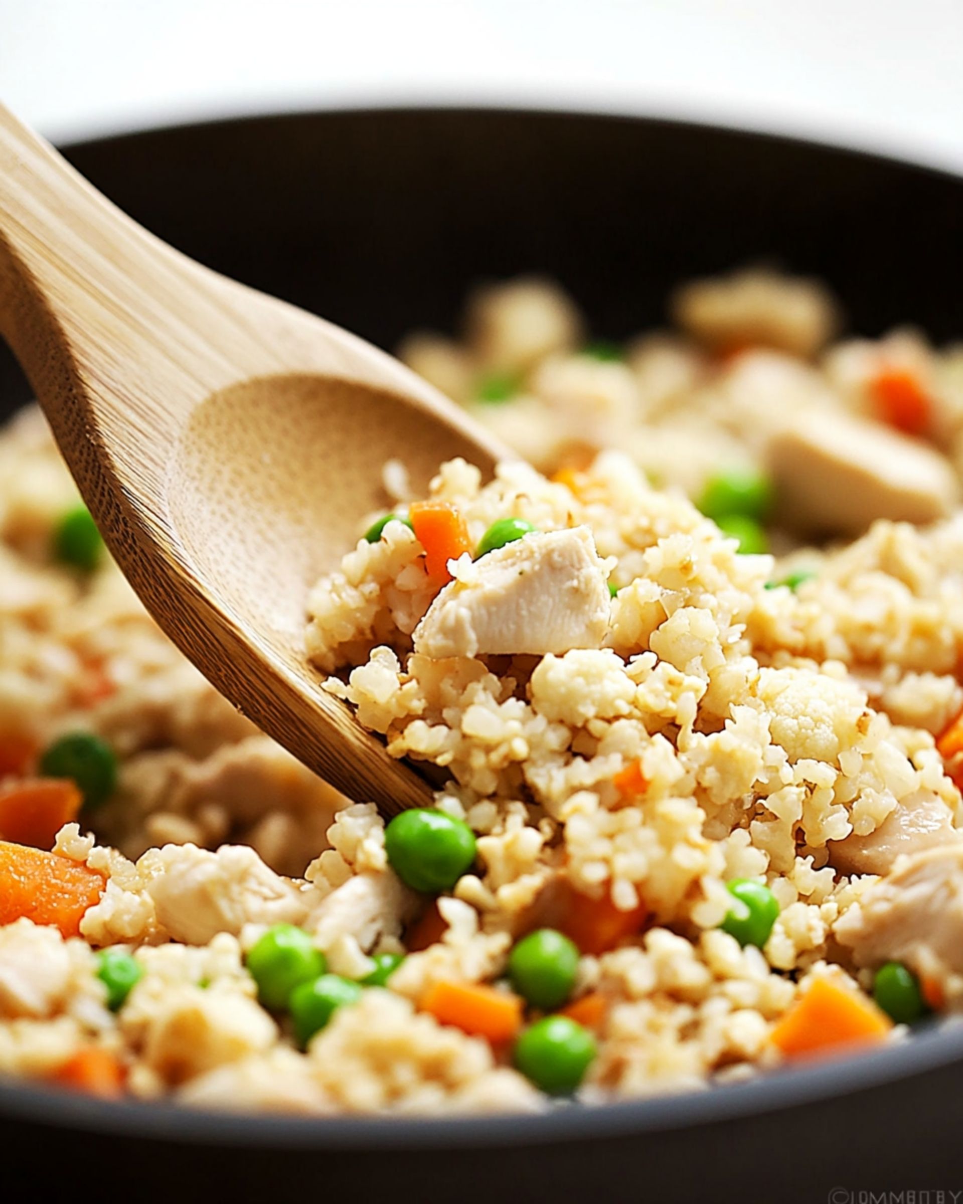 Cauliflower Chicken Fried Rice Recipe (30 Min!)