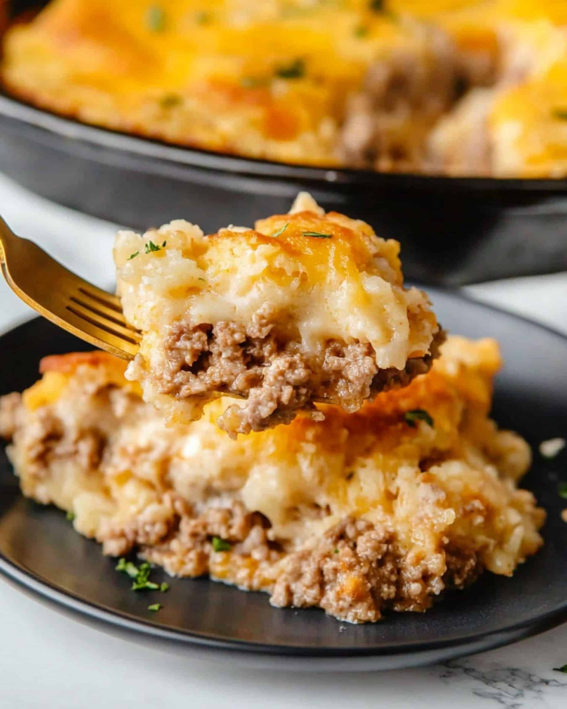 Cheddar Bay Ground Beef Cobbler Recipe