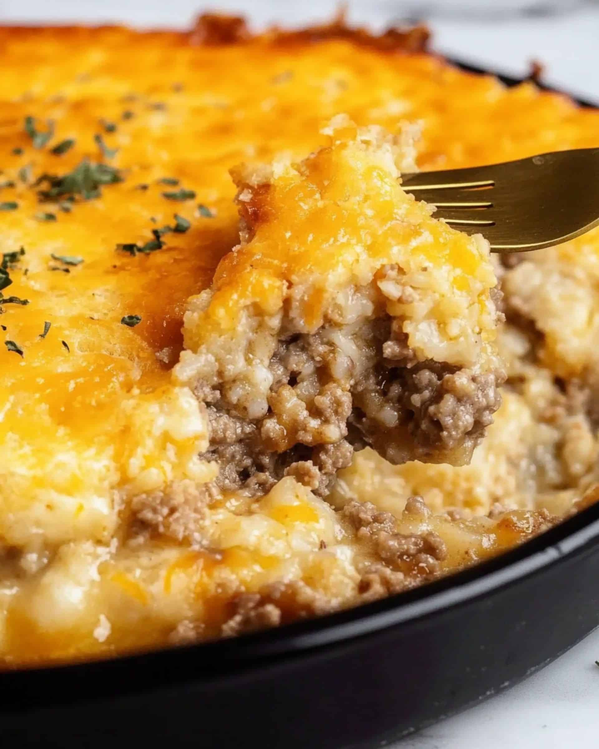 Cheddar Bay Ground Beef Cobbler Recipe