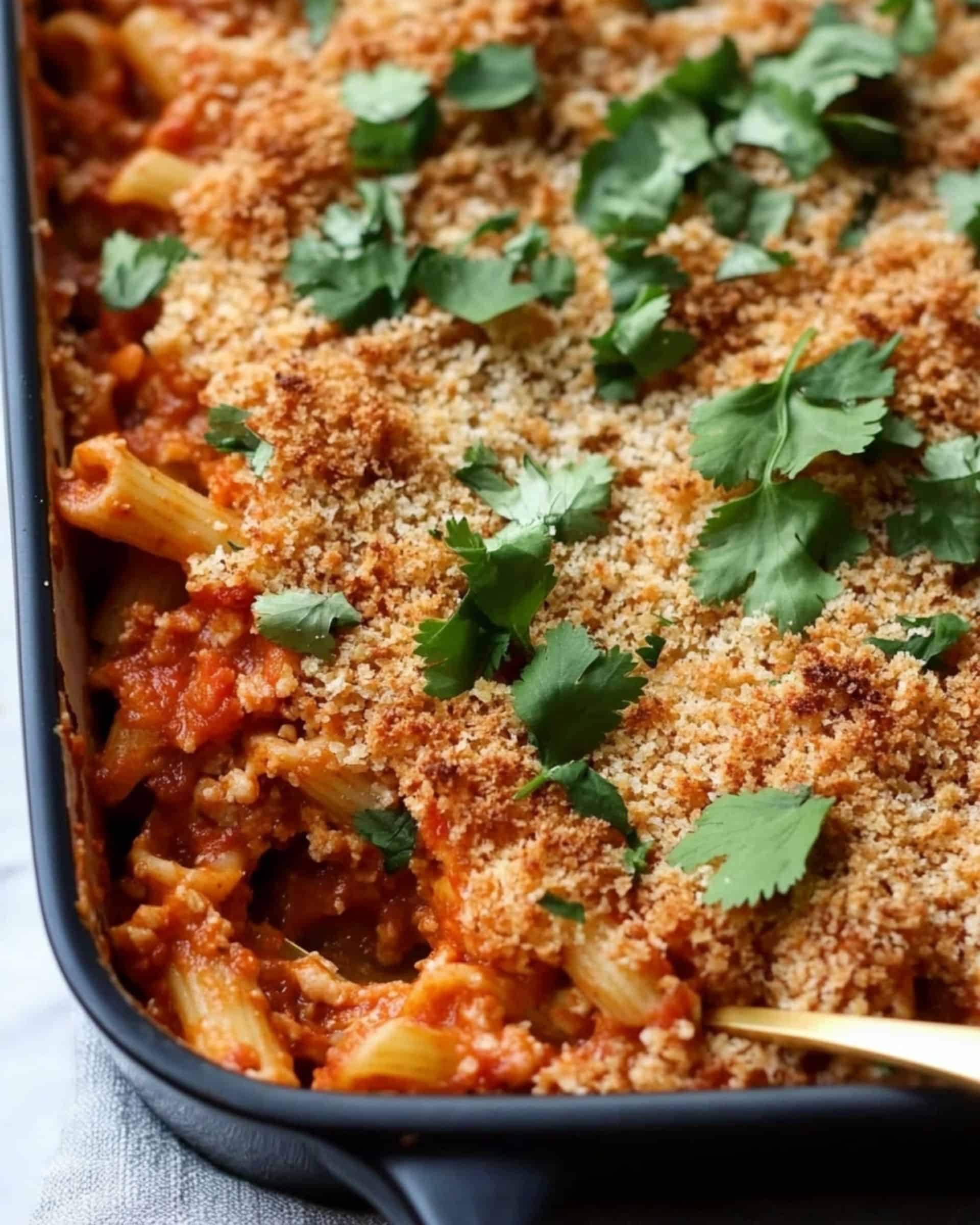 Cheesy Baked Mostaccioli Recipe