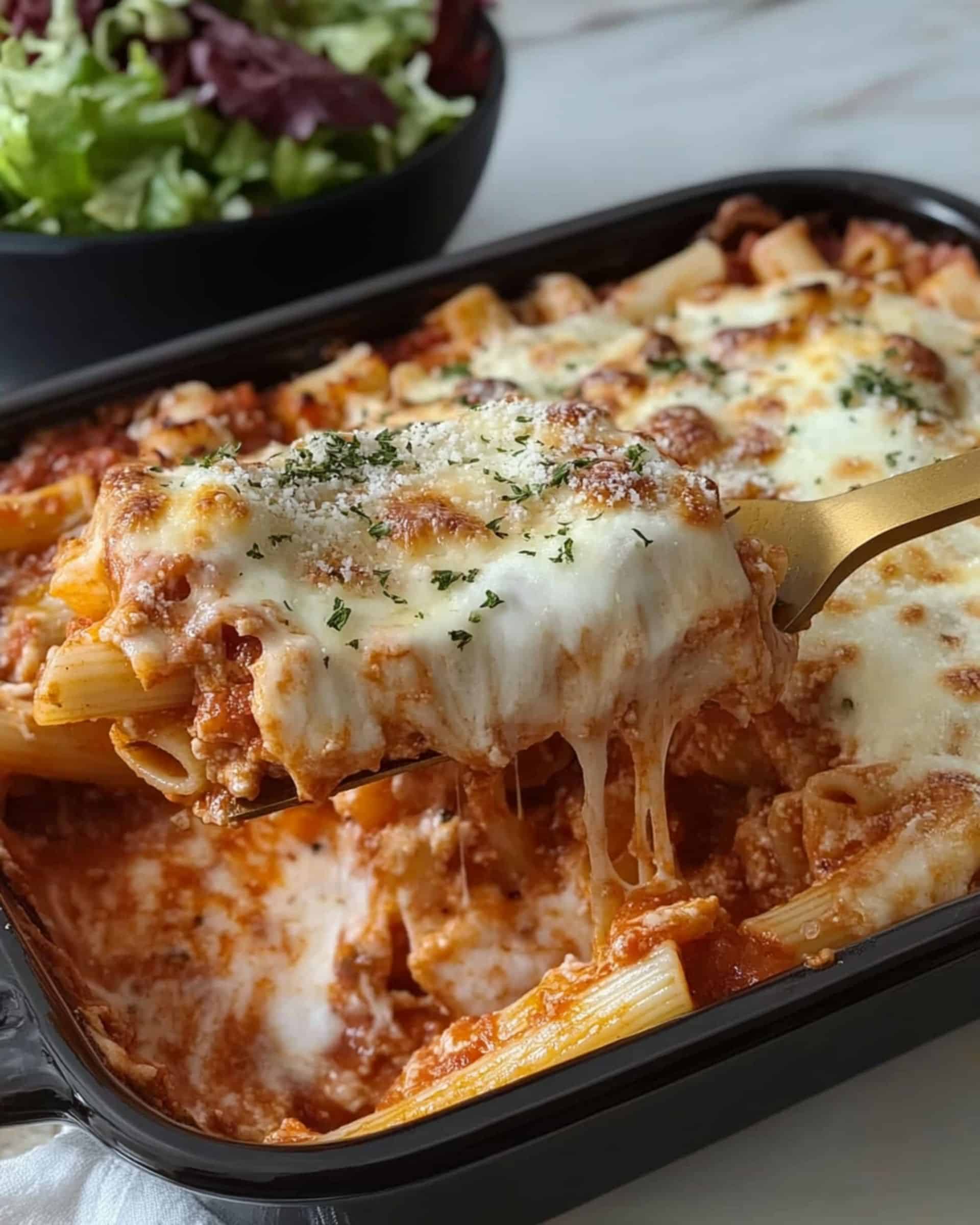 Cheesy Baked Rigatoni Recipe