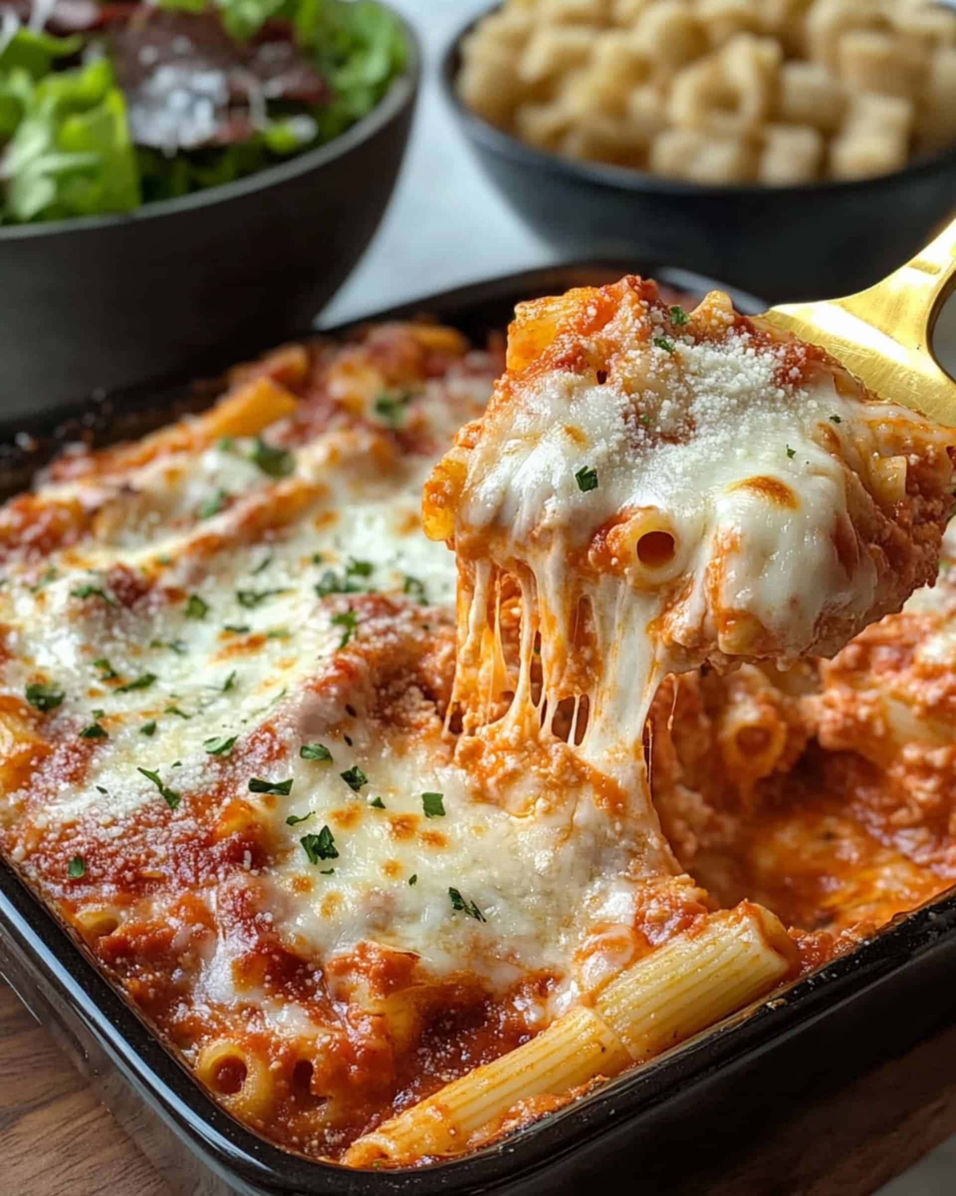 Cheesy Baked Rigatoni Recipe