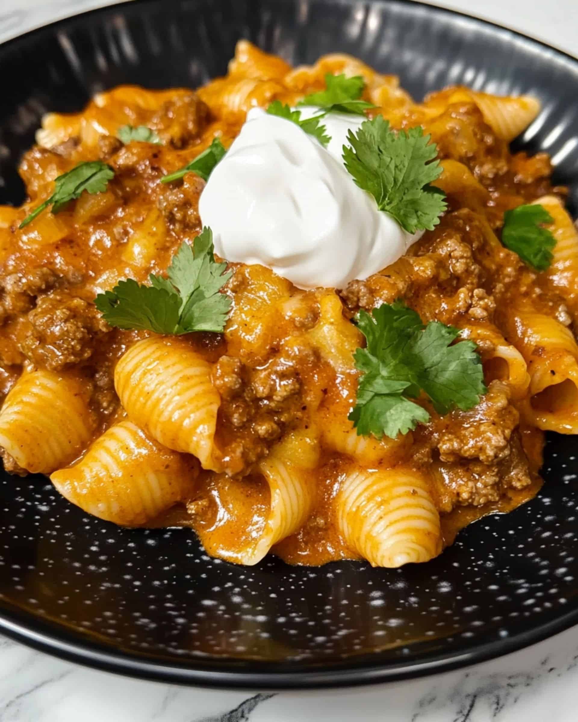 Cheesy Enchilada Hamburger Helper Recipe