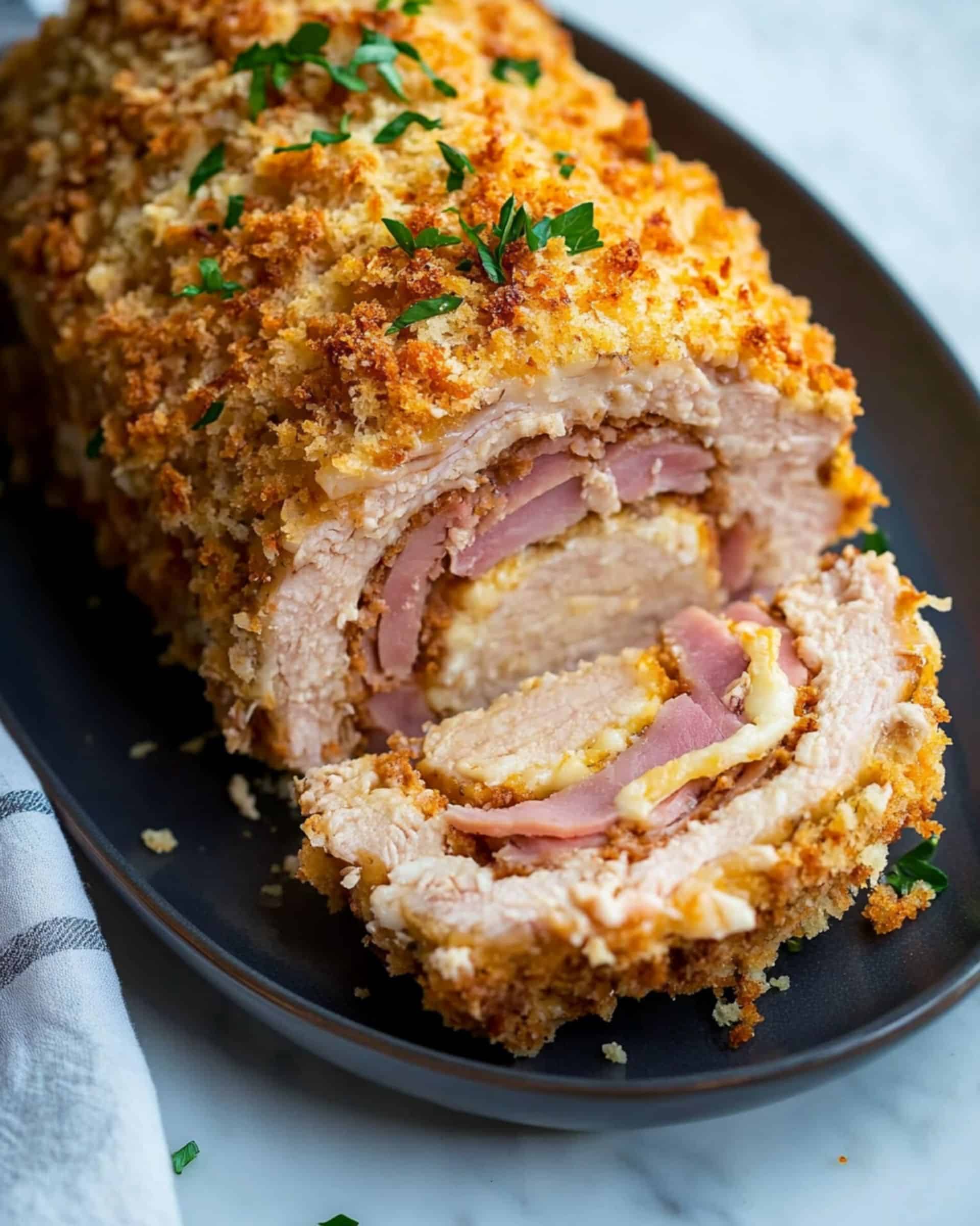 Chicken Cordon Bleu Meatloaf Recipe