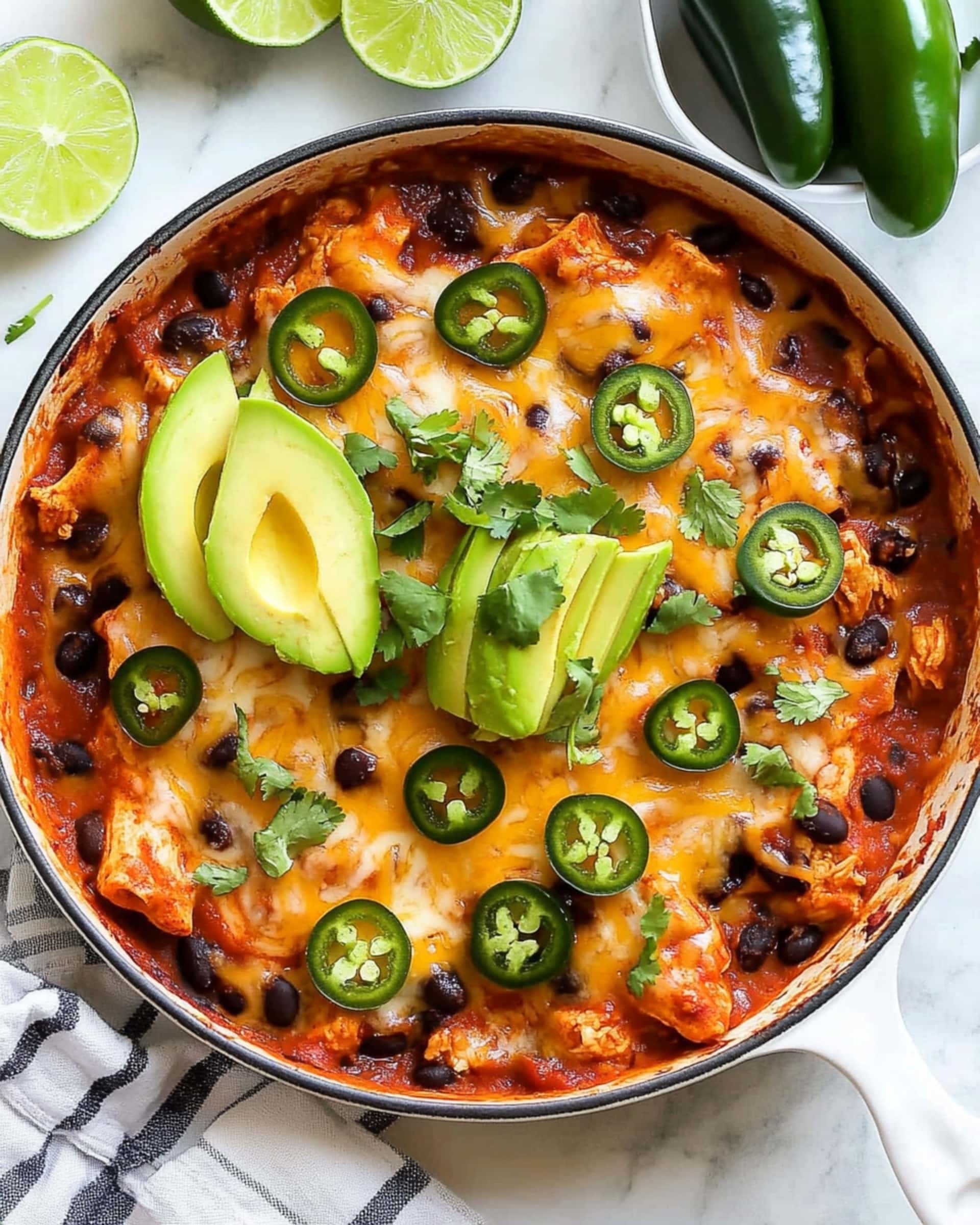 Chicken Enchilada Skillet Recipe