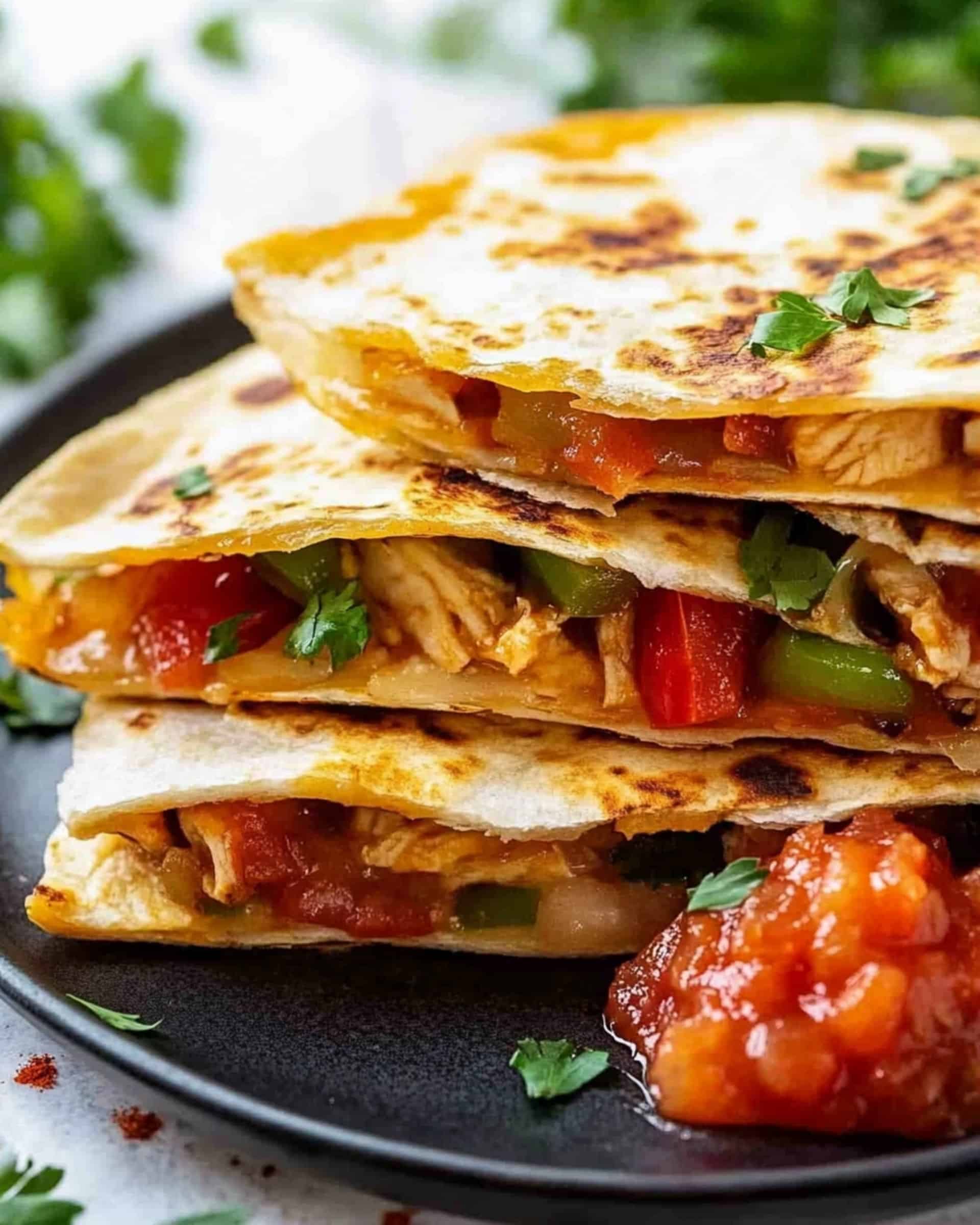 Chicken Fajita Quesadillas Recipe