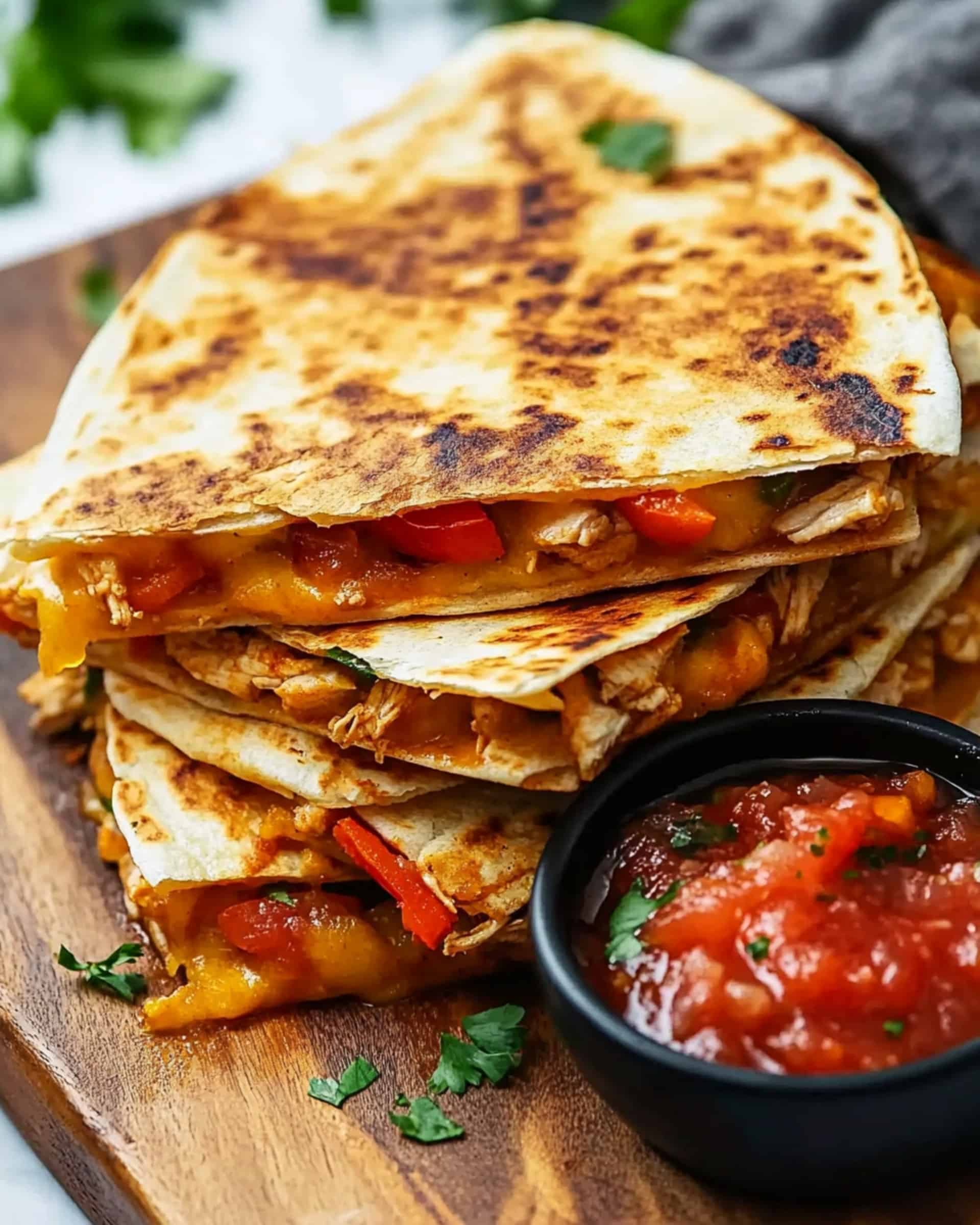 Chicken Fajita Quesadillas Recipe