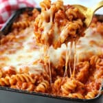 Chicken Parmesan Pasta Casserole Recipe