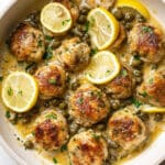 Chicken Piccata Meatballs Recipe