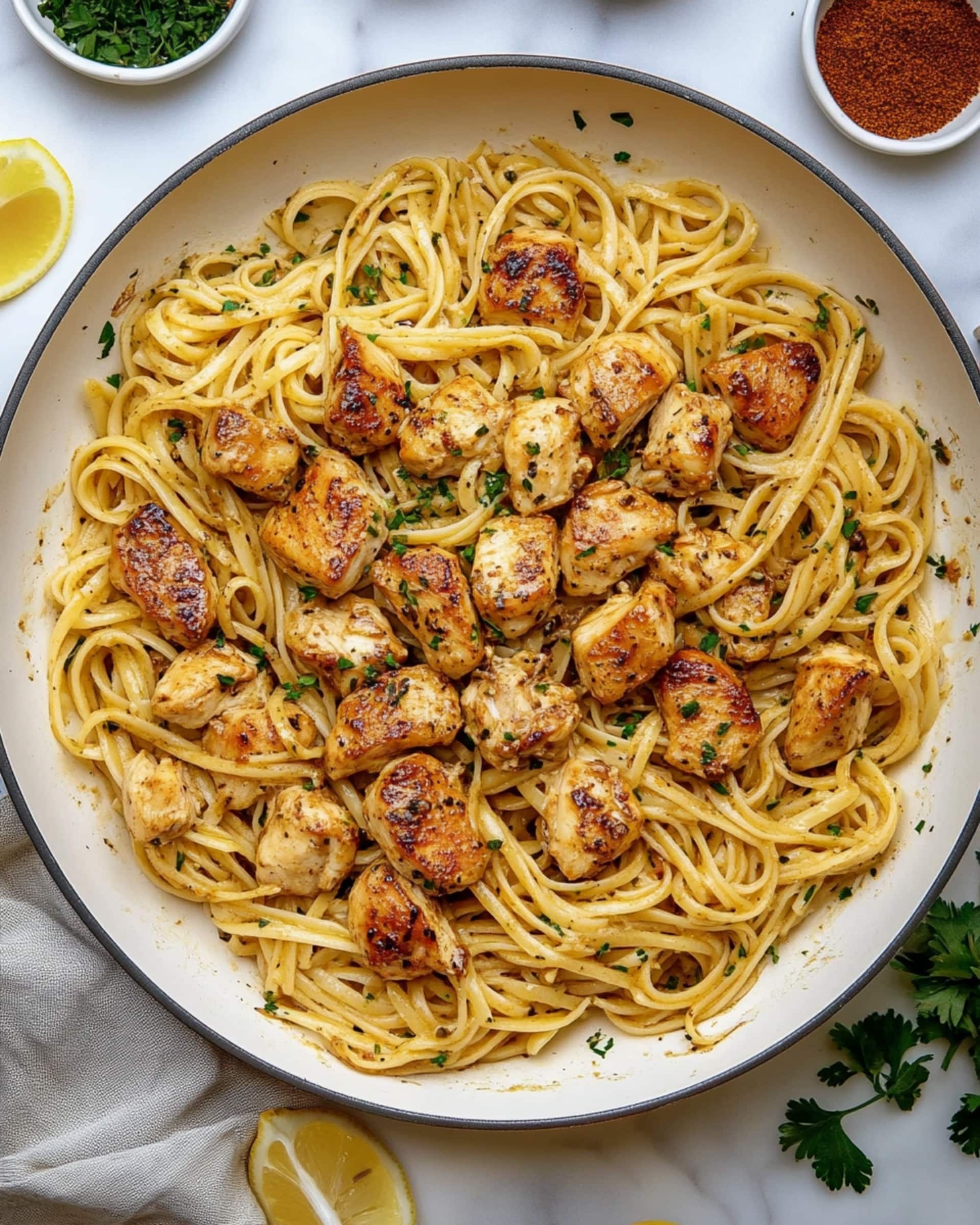 Cowboy Butter Chicken Linguine Recipe