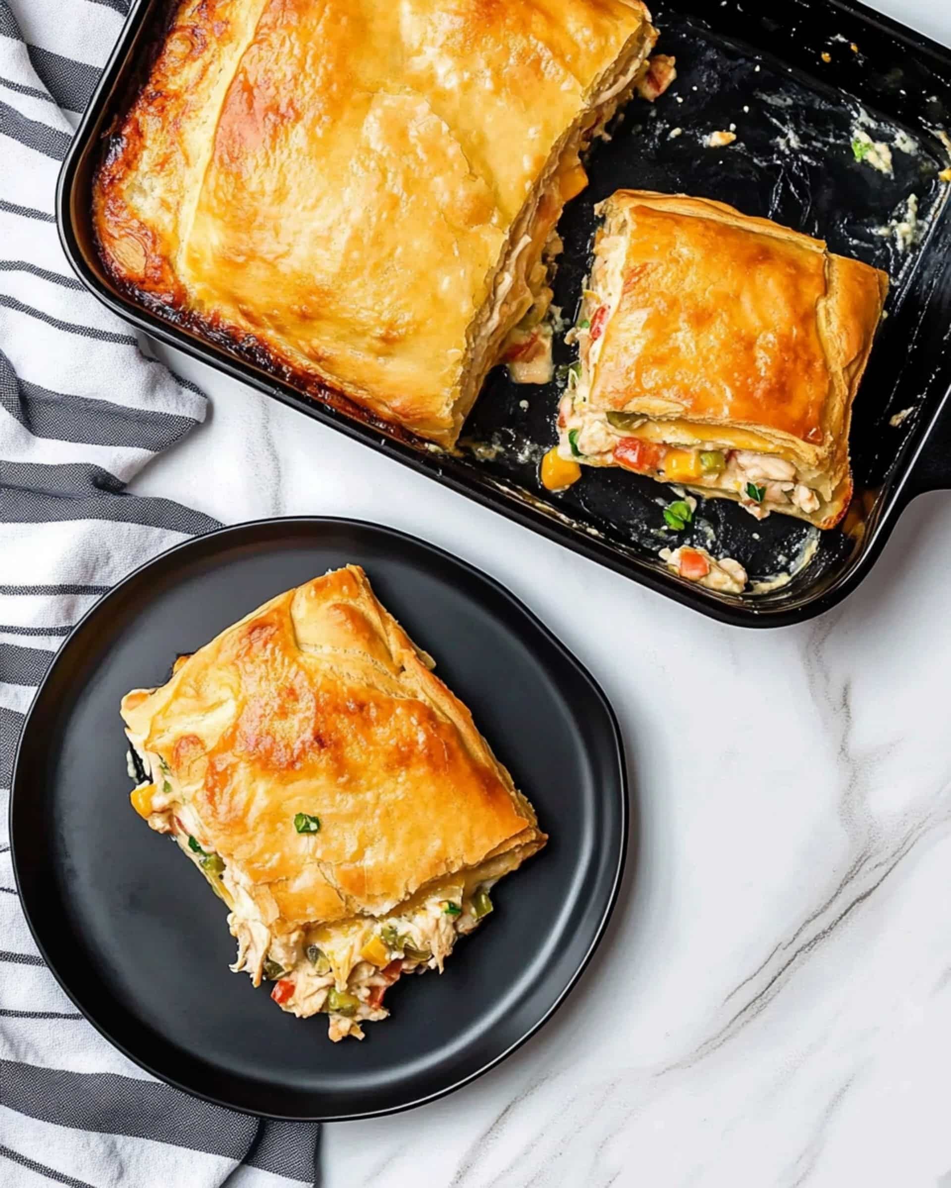 Crack Chicken Pot Pie (with Crescent Rolls) Recipe