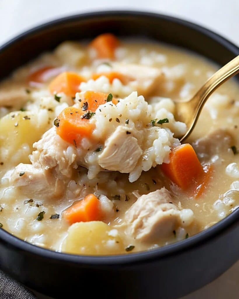 Crack Chicken and Rice Soup Recipe