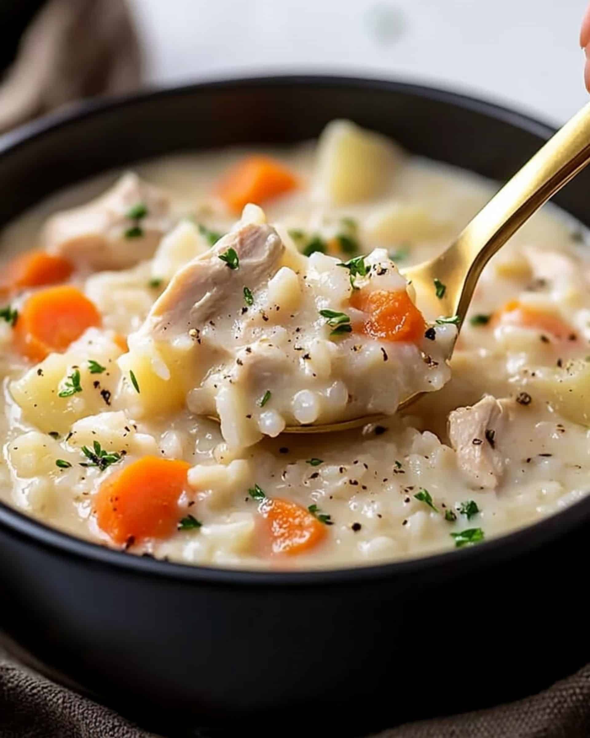 Crack Chicken and Rice Soup Recipe