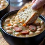 Creamy Bean Soup with Kielbasa Recipe