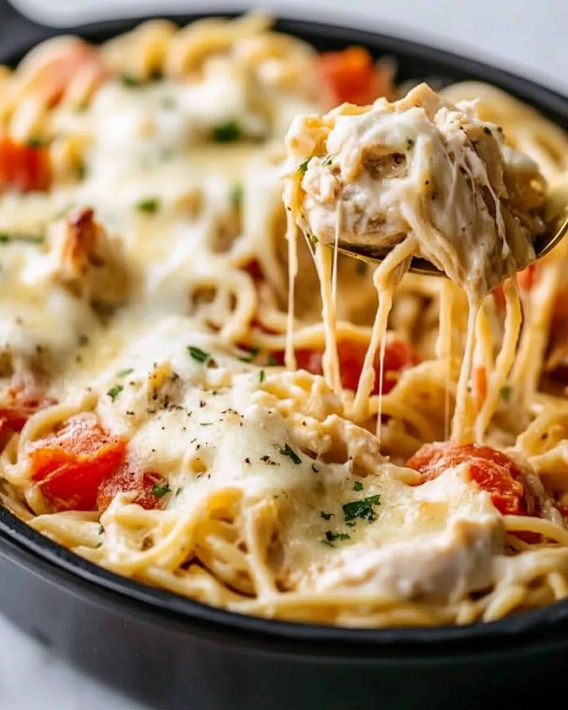 Creamy Chicken Spaghetti Recipe