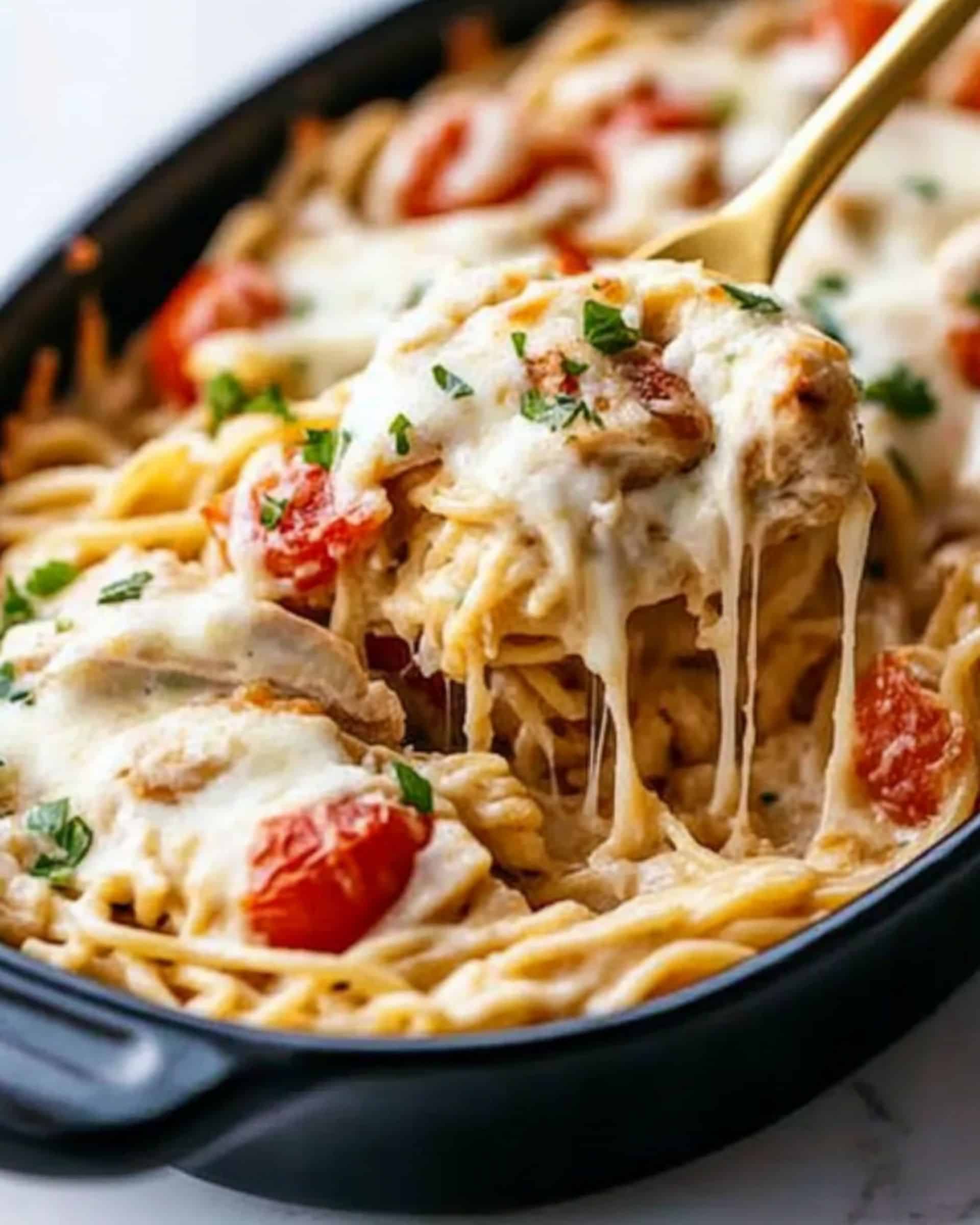 Creamy Chicken Spaghetti Recipe