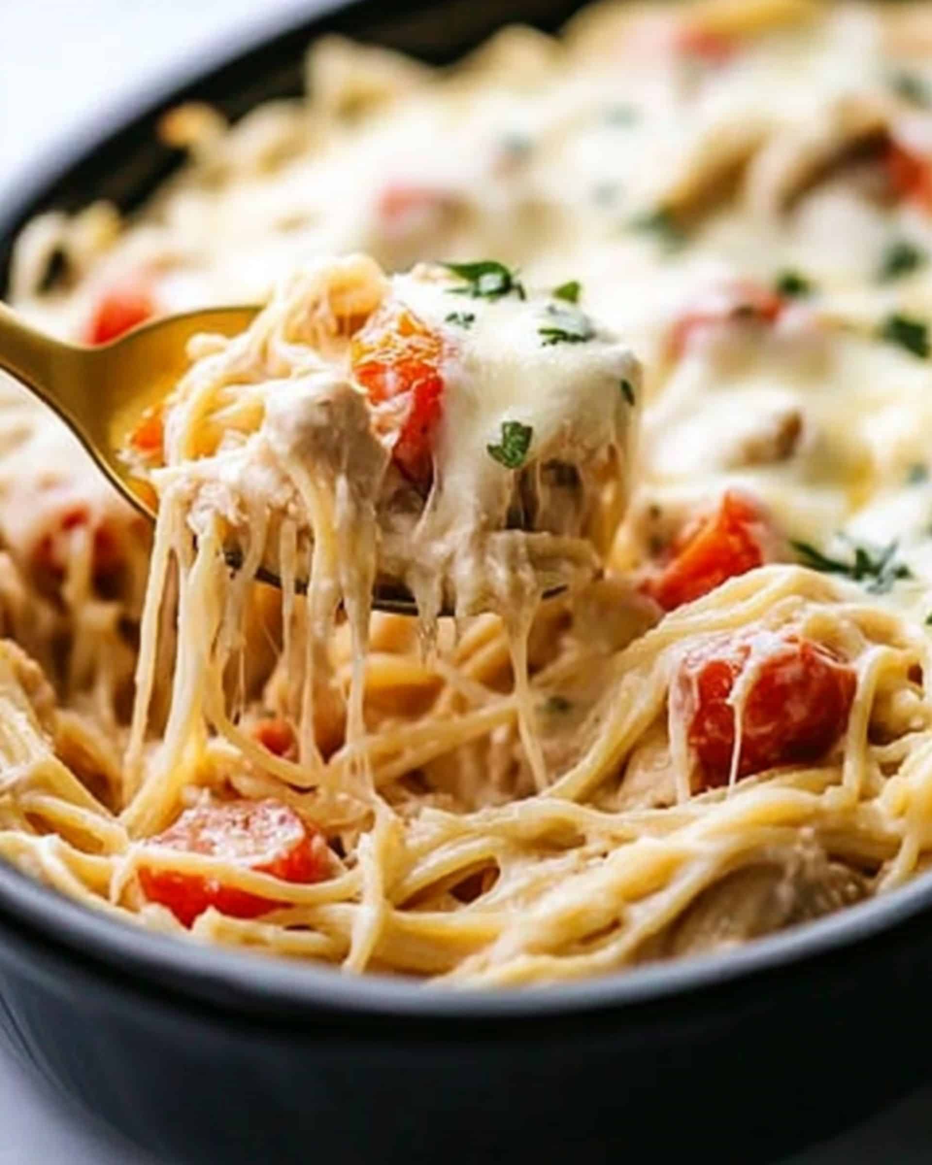 Creamy Chicken Spaghetti Recipe