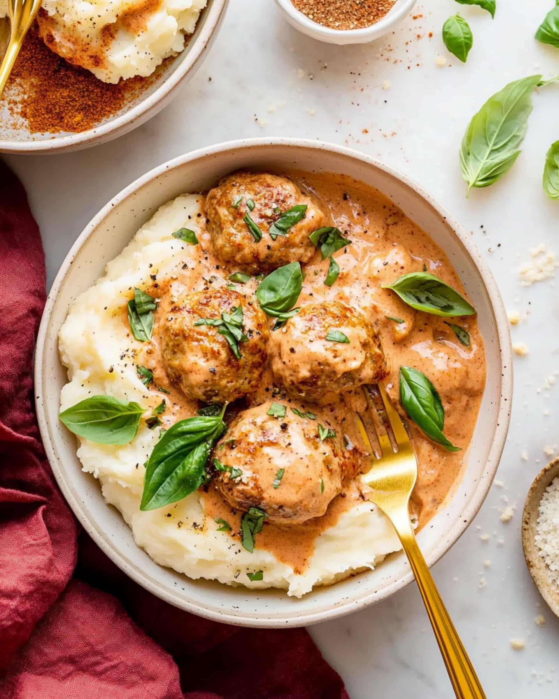 Creamy Marry Me Chicken Meatballs Recipe