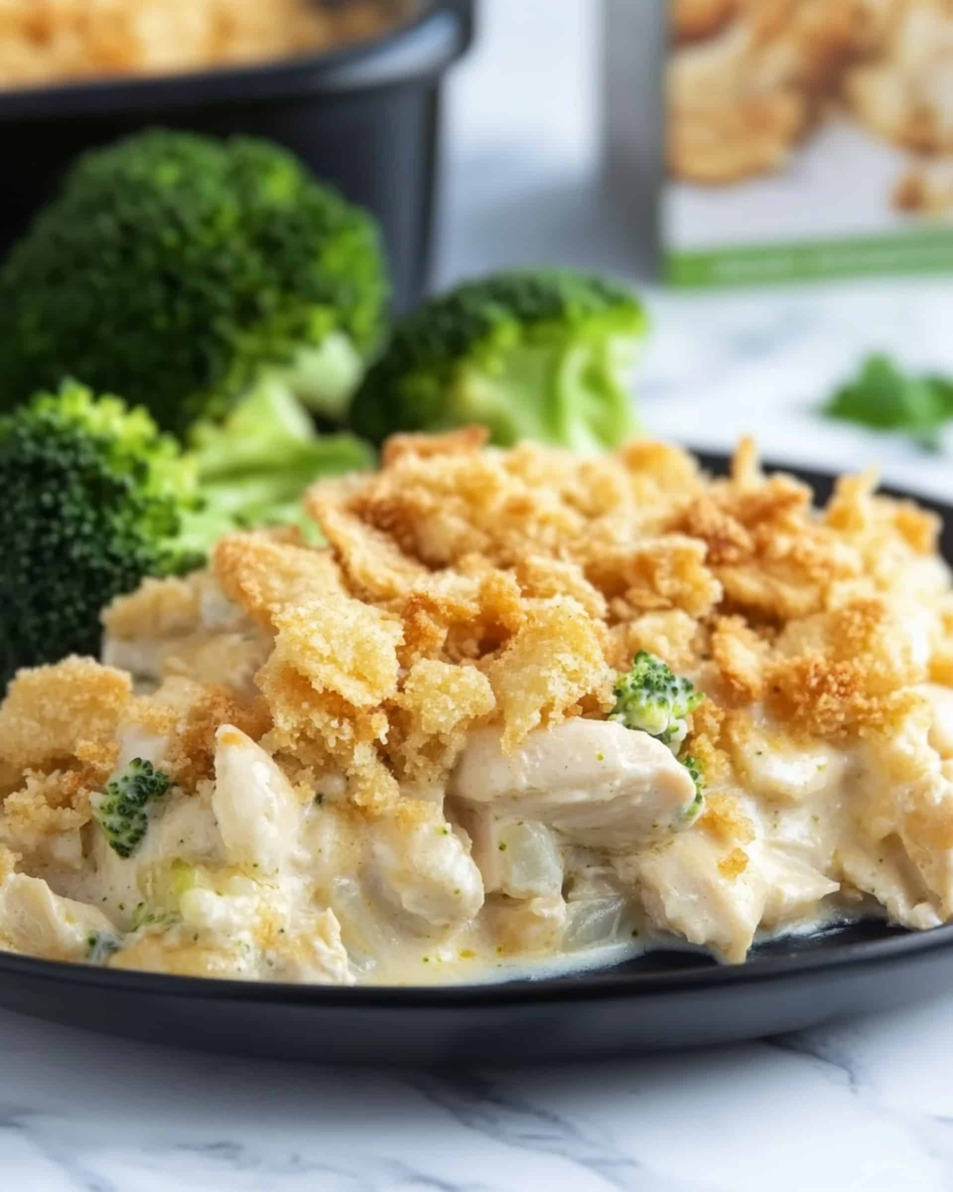 Creamy Swiss Chicken Casserole Recipe