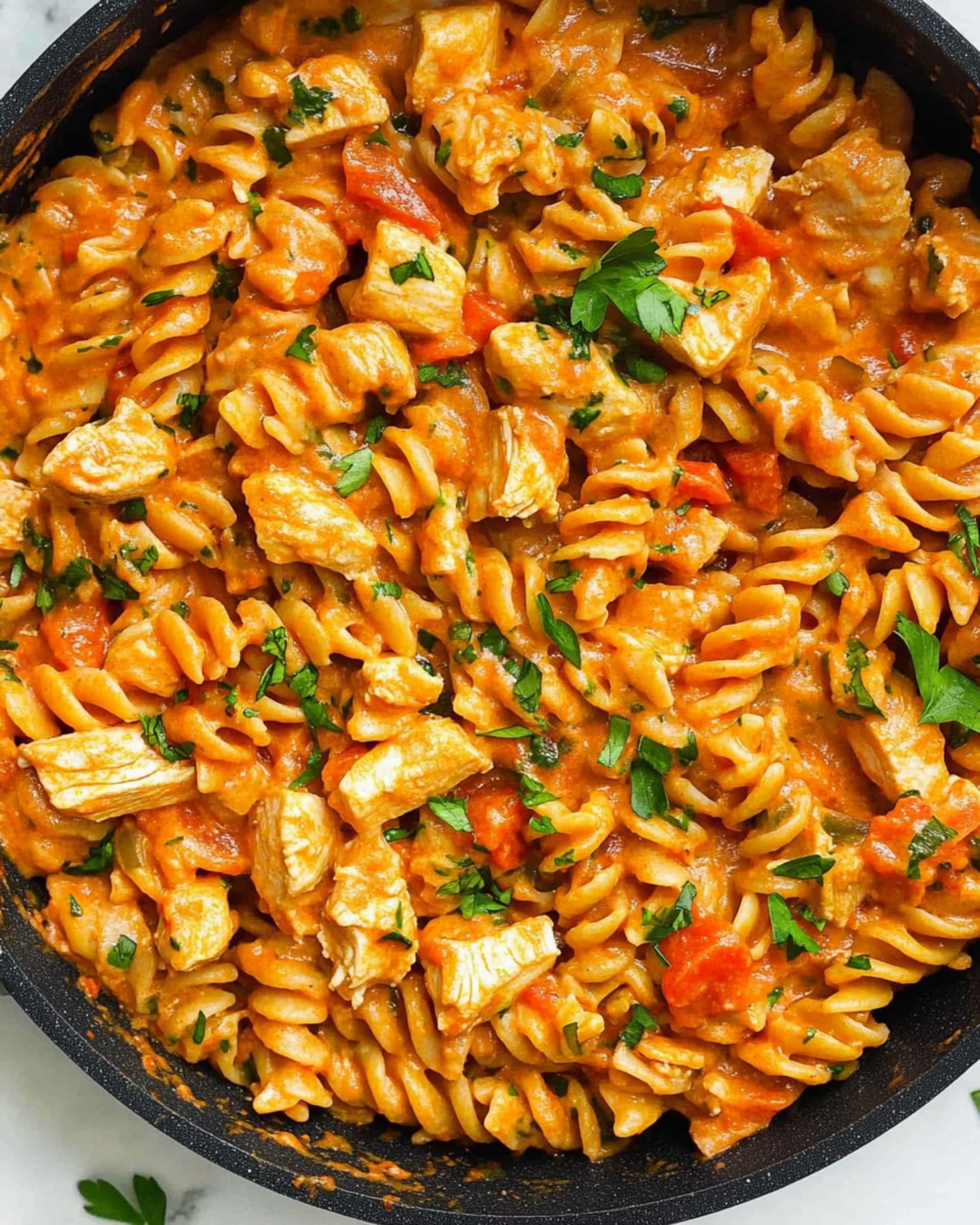 Creamy Tomato Chicken Pasta Recipe